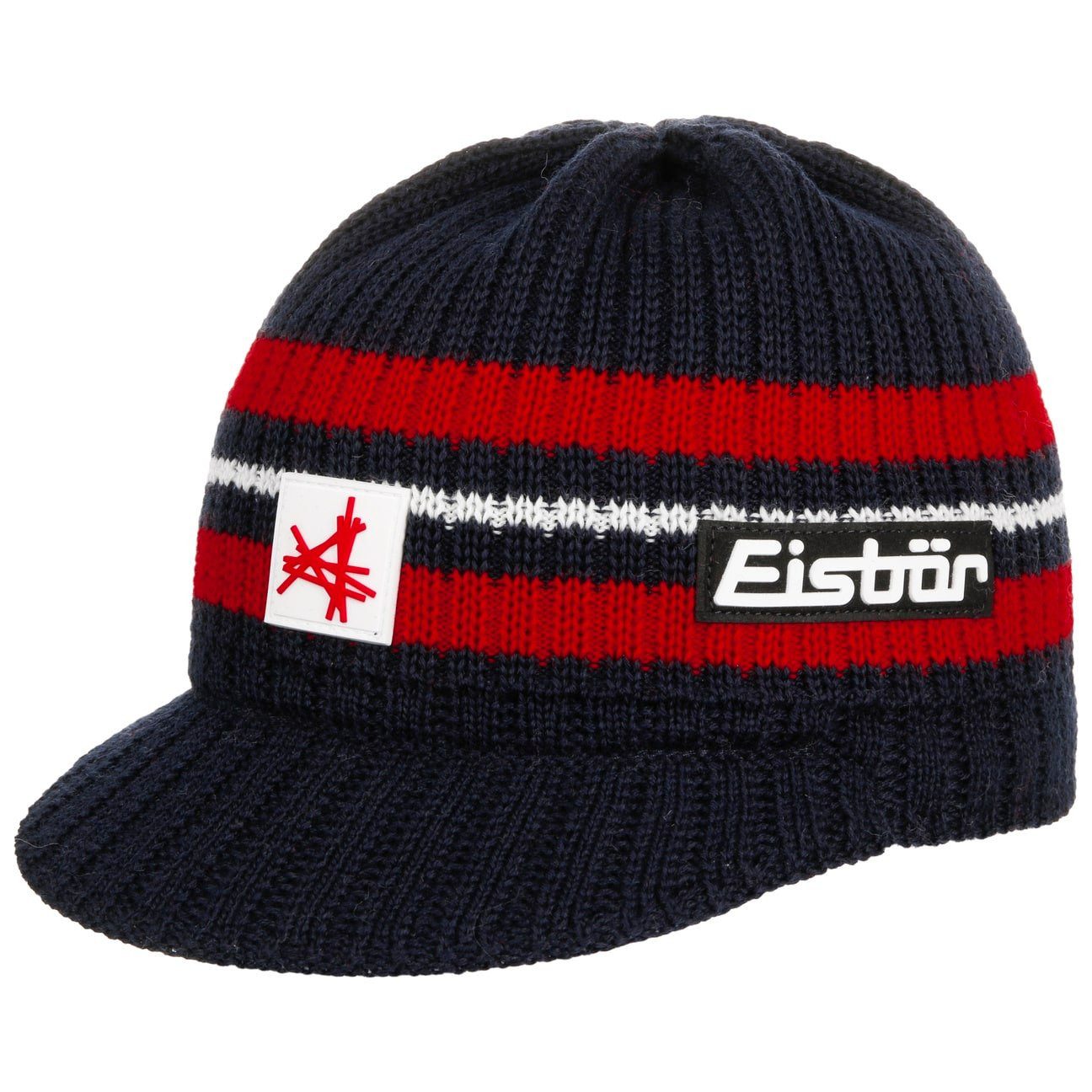Eisbär Beanie (1-St) Skimütze mit Schirm, Made in Austria