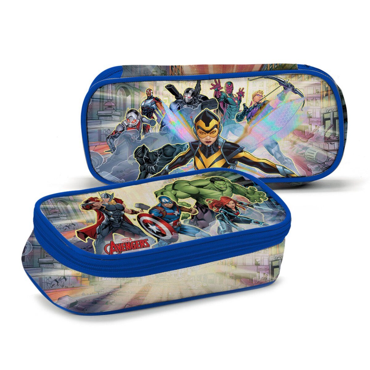The AVENGERS Federmäppchen Avengers Etui Federmappe für Schule und Alltag