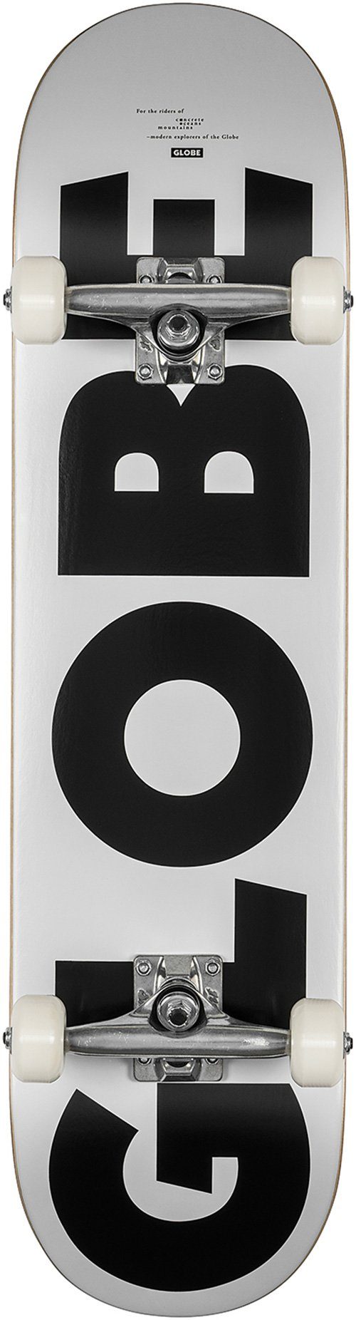 Globe Skateboard GLOBE G0 FUBAR Skateboard white/black 8.0