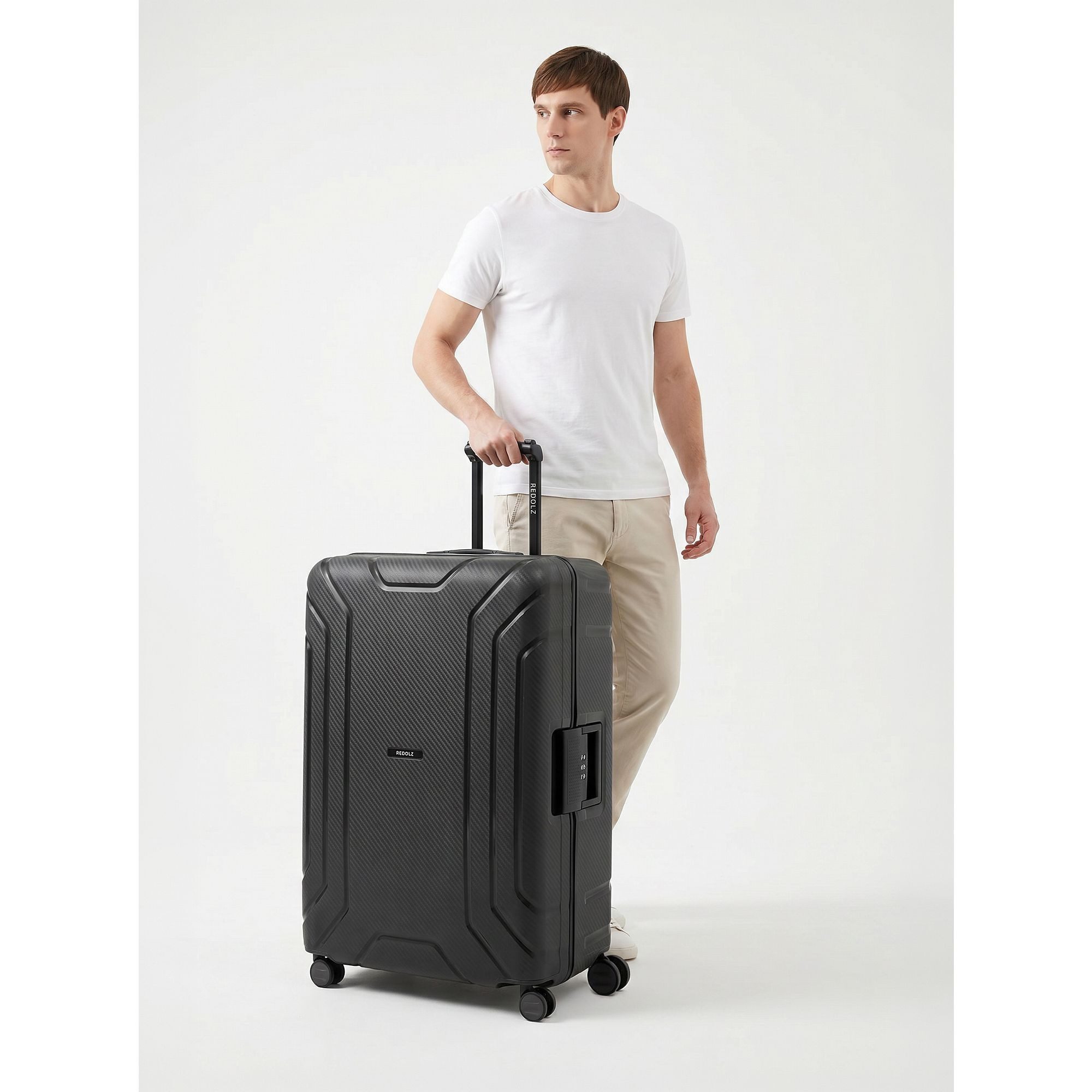 Redolz Hartschalen-Trolley Essentials 15, 4 Rollen, Polypropylen