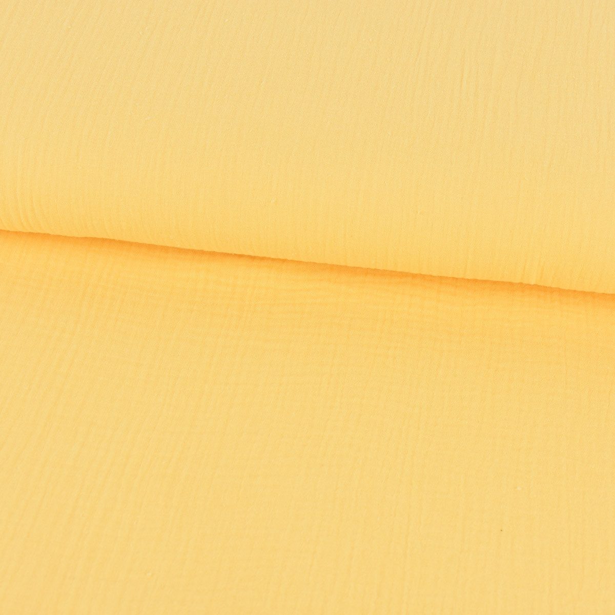 Baumwollstoff 100% Natur – 150 Cm Breit, 150 G/m², Senffarbe, 1 Meter Meterware Für Nähen, Quilten & Dekoration