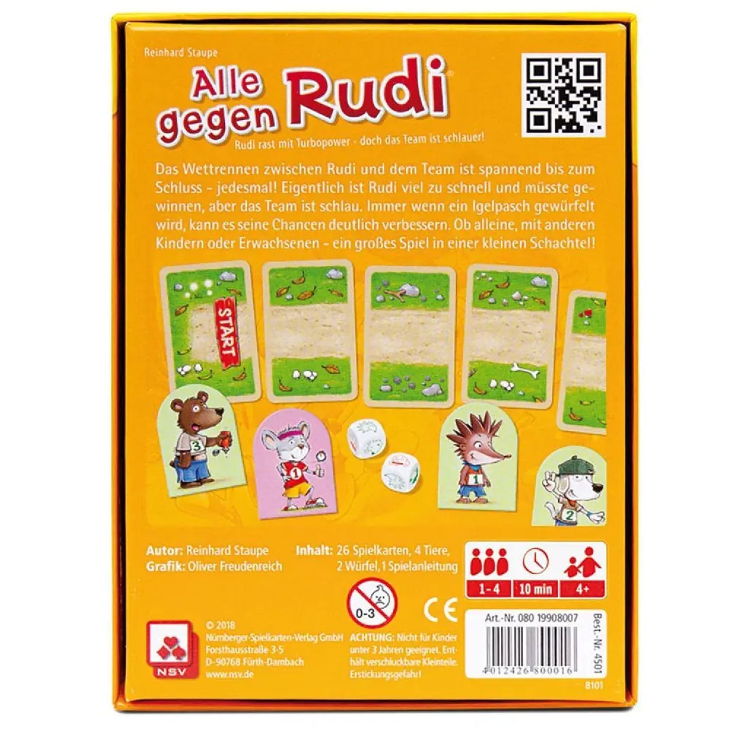 Nürnberger Spielkarten Spiel Alle gegen Rudi