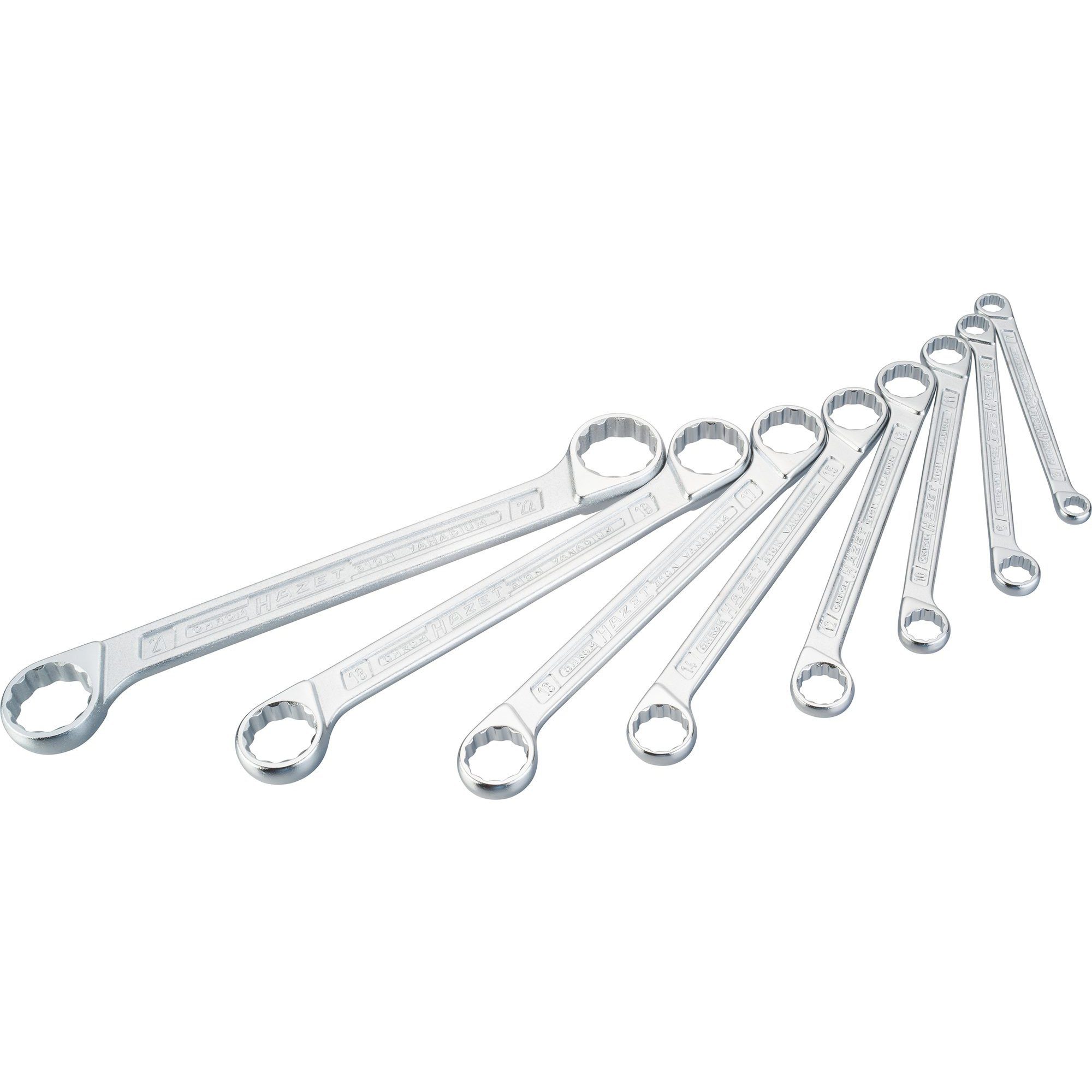 HAZET Гаечные ключи Hazet Doppel-Ringschlüssel-Satz 610N/8, 8-teilig
