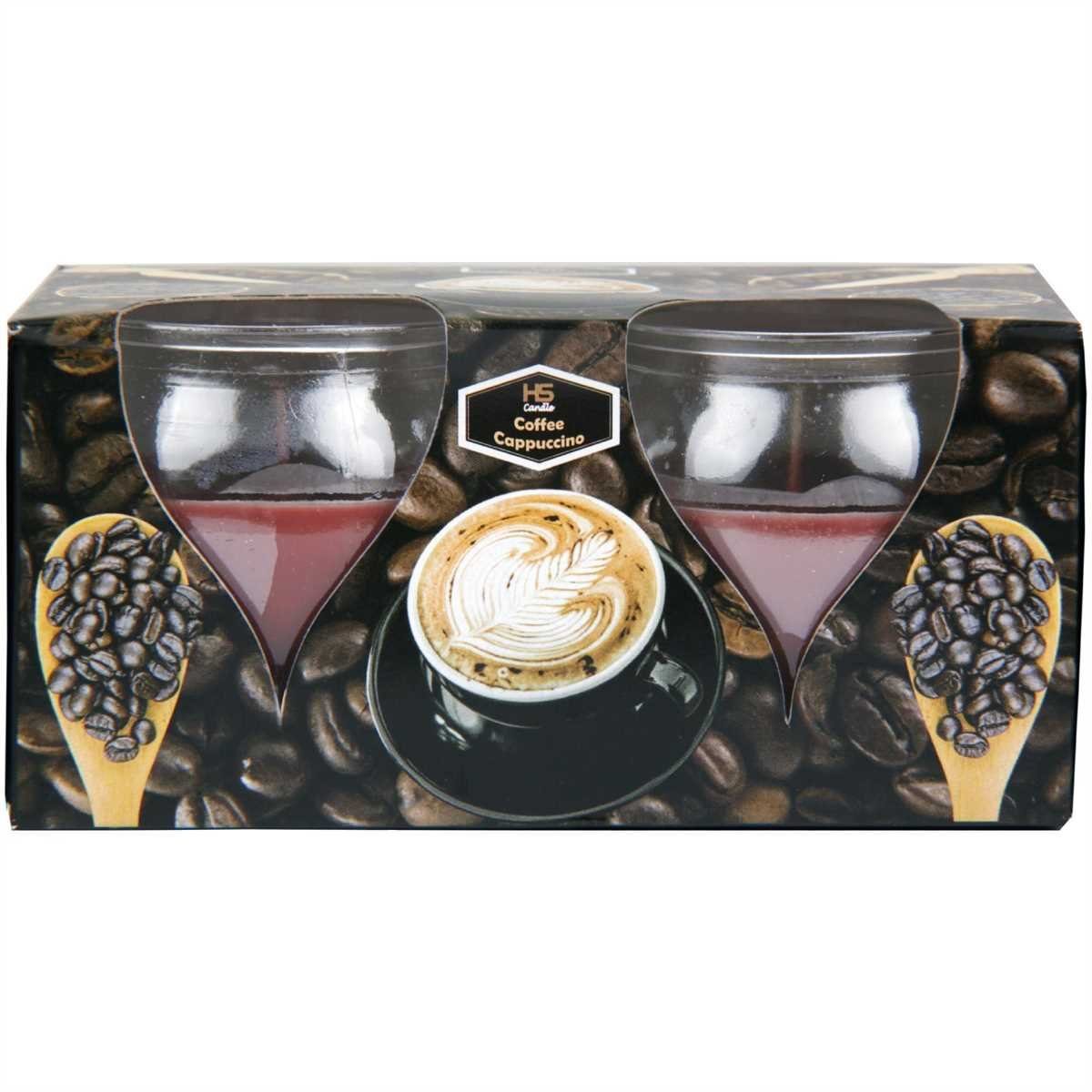 HS Candle Duftkerze (2-tlg), Kerze im Glas "Creation", 2er Pack mit je ca. 18 Std. Brenndauer. € 3,19, (€ 9,97 pro 1 kg).