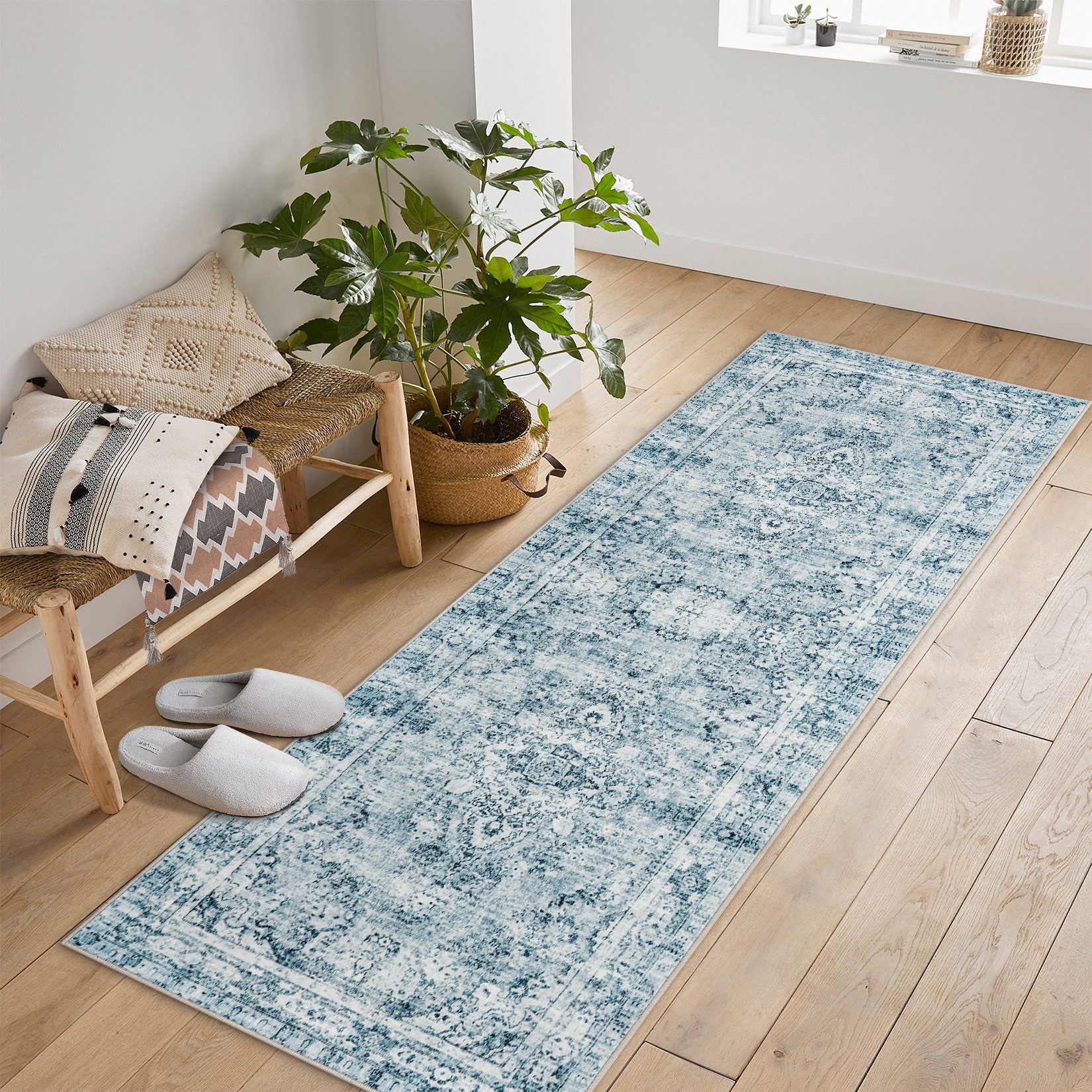 GarveeMore Teppich Kurzflor Bereich Teppich Wohnzimmer Boho Teppich günstig online kaufen