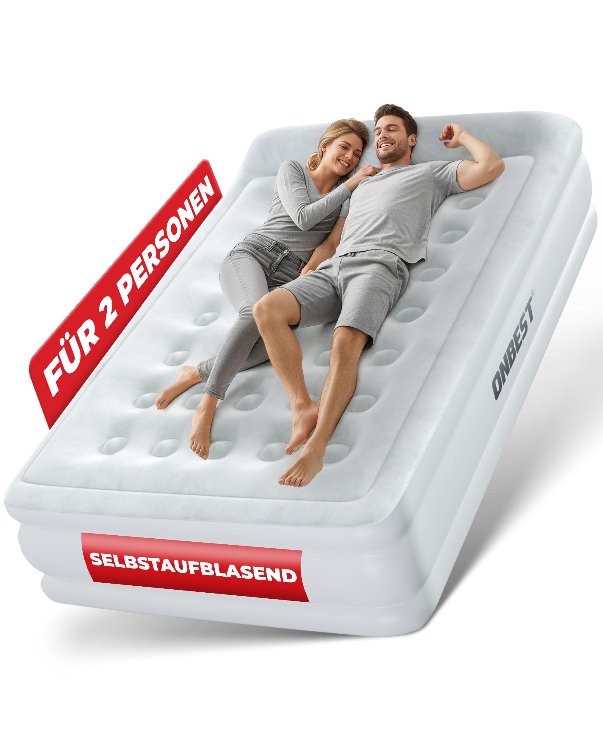 Onbest Luftbett mit elektrischer Luftpumpe und günstig online kaufen