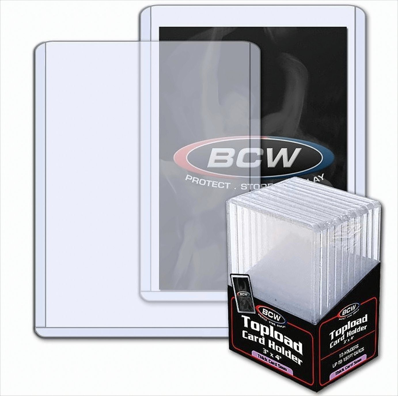 BCW Sammelkarte BCW Topload 3"x4" (Thick Cards 197pt) (10 ct)