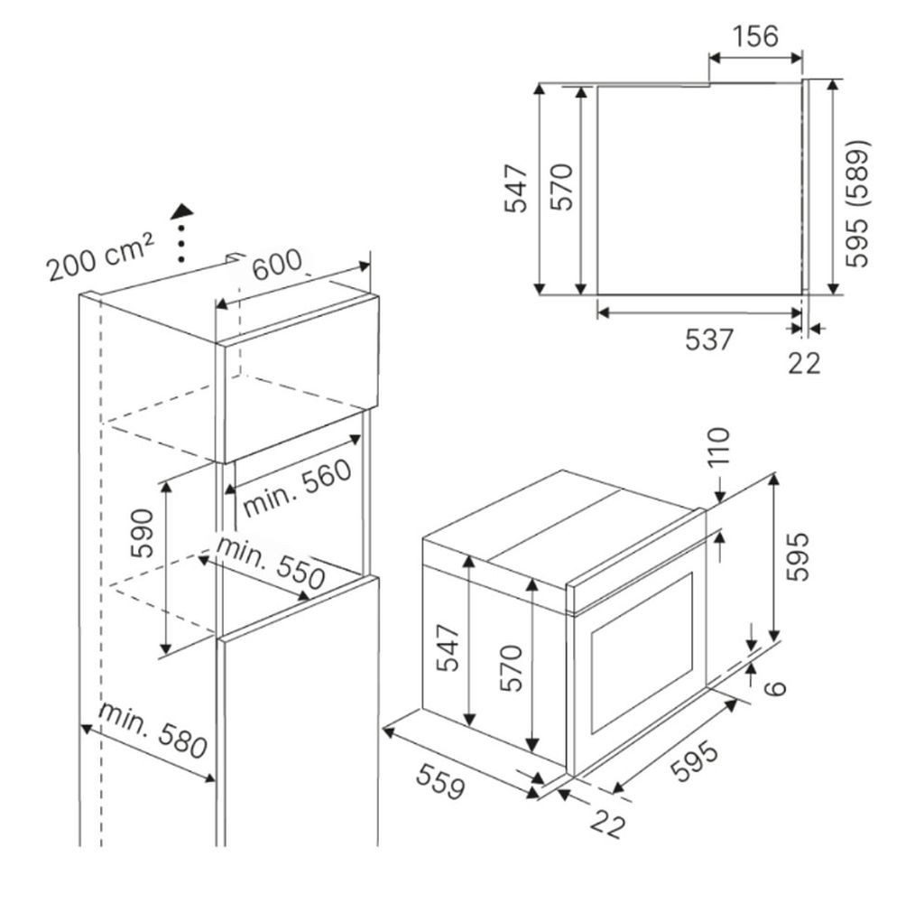 Küppersbusch Backofen-Set Schnellaufheizung + PKM Glaskeramik-Kochfeld rahmenlos autark 60 cm