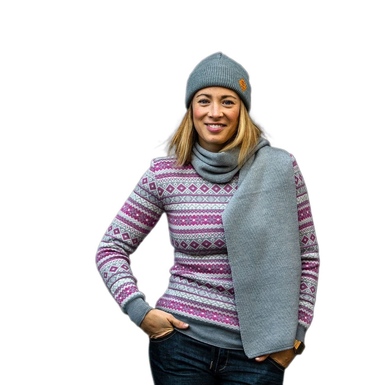 kama Schal (100% Merinowolle) S07 - dunkelgrau 170m x 22cm - 1 Stück