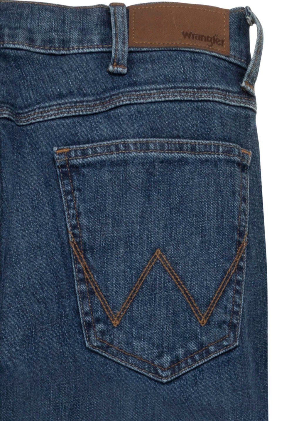 Regular Authentic Wrangler dark-stone Regular-fit-Jeans