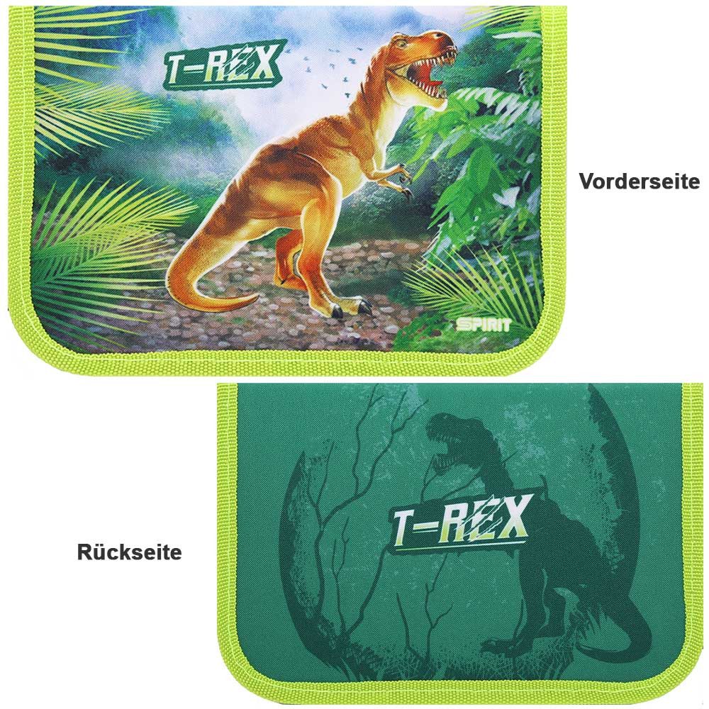 Spirit Federmäppchen 28-teilig 2025 Jungen T-Rex