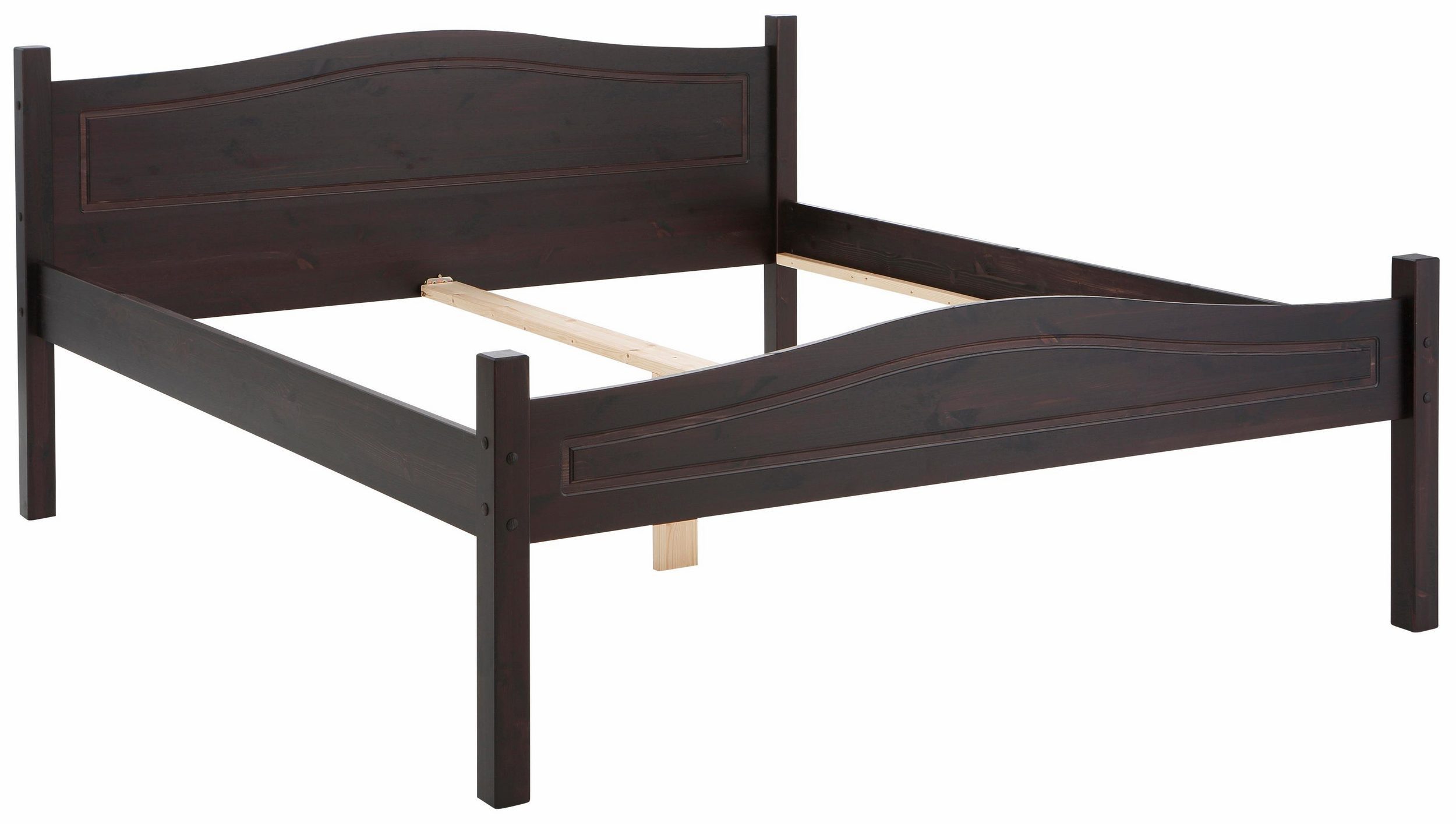 loft24 Bettgestell Barney, Bett, Doppelbett, Holzbett, günstig online kaufen