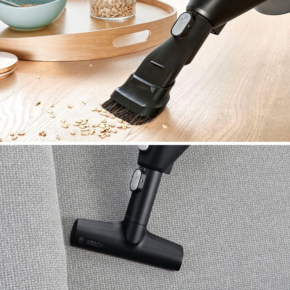 BOSCH Akku-Stielstaubsauger Unlimited 6 BCS611AM, made in Germany, 10 Jahre Motorgarantie, leicht, beutellos, Akku wechselbar, alle Bodenarten, hohe Saugkraft,  – Bild 5 von 5