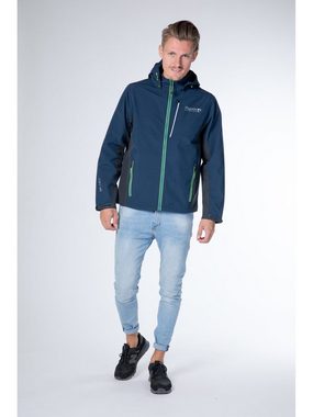 DEPROC Active Softshelljacke NUNAVUT CS NEW MEN auch in Großen Größen erhältlich, mit abnehmbarer Kapuze