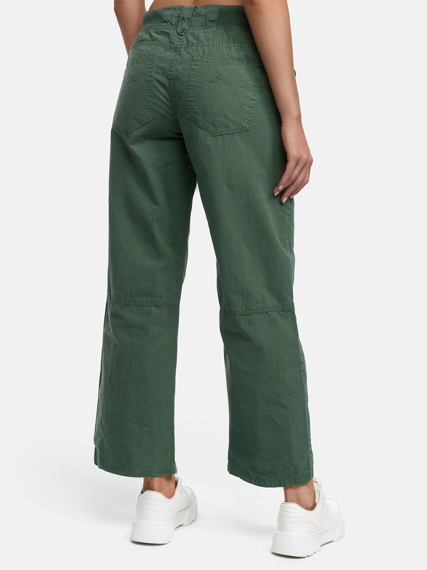 Tazzio Stoffhose Straight Fit F601 Wide Leg Hose mit Kordelzug