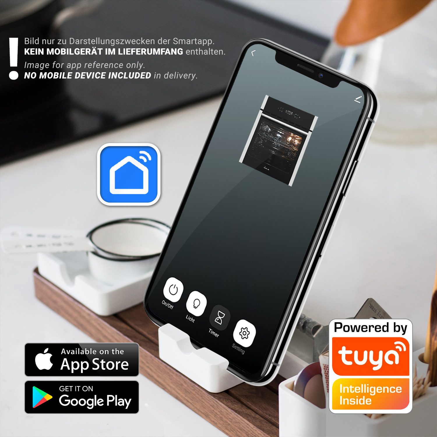 KKT KOLBE Einbaubackofen Backofen Elektroherd EB8313HC, mit Teleskopauszug, DampfClean, 60 cm / Kochmulde / Einbauherd / Heißluft / Grill-/Brat-System / WIFI