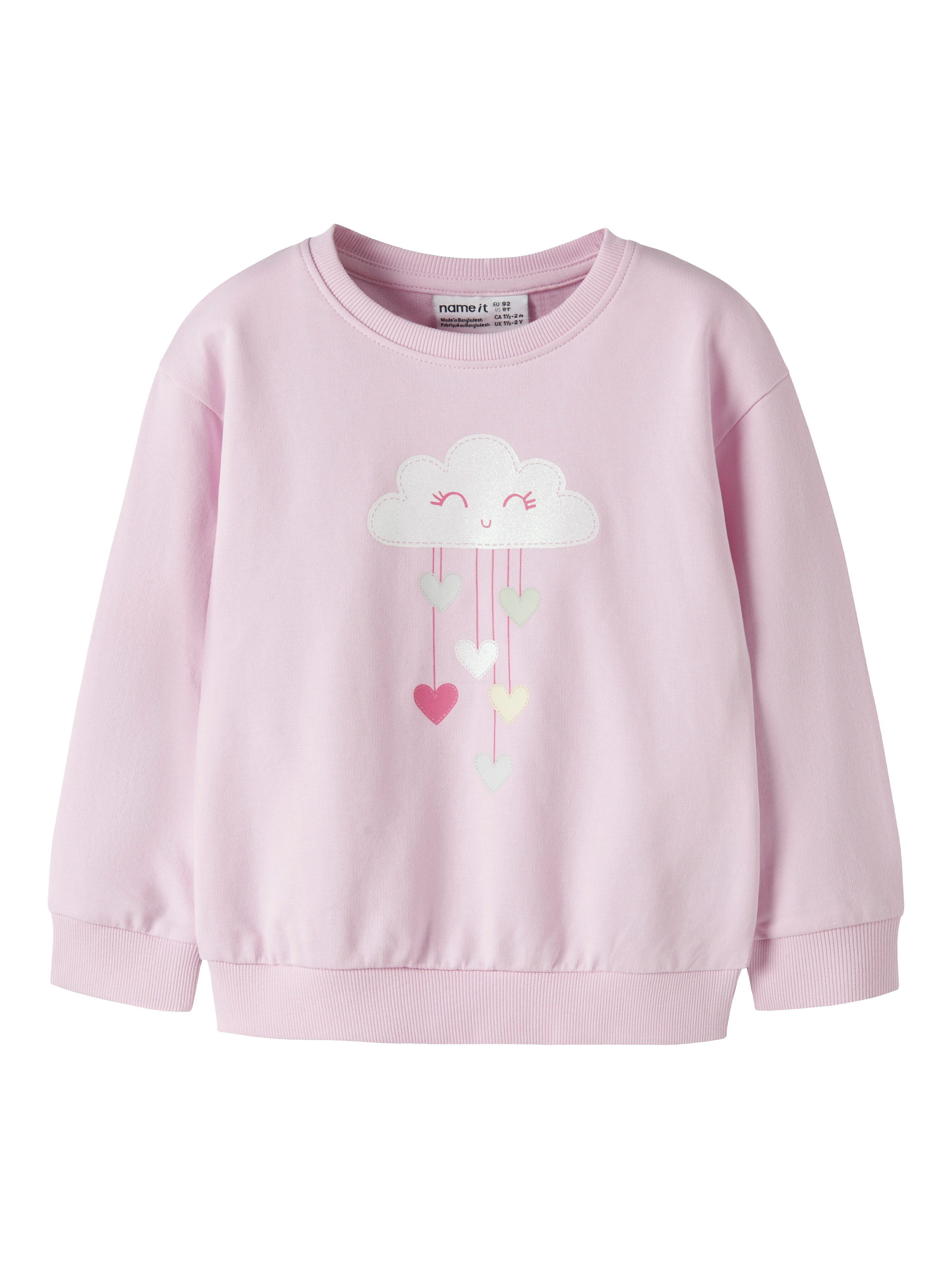 Name It Sweatshirt NMFVISUS LS RLX SWEAT UNB