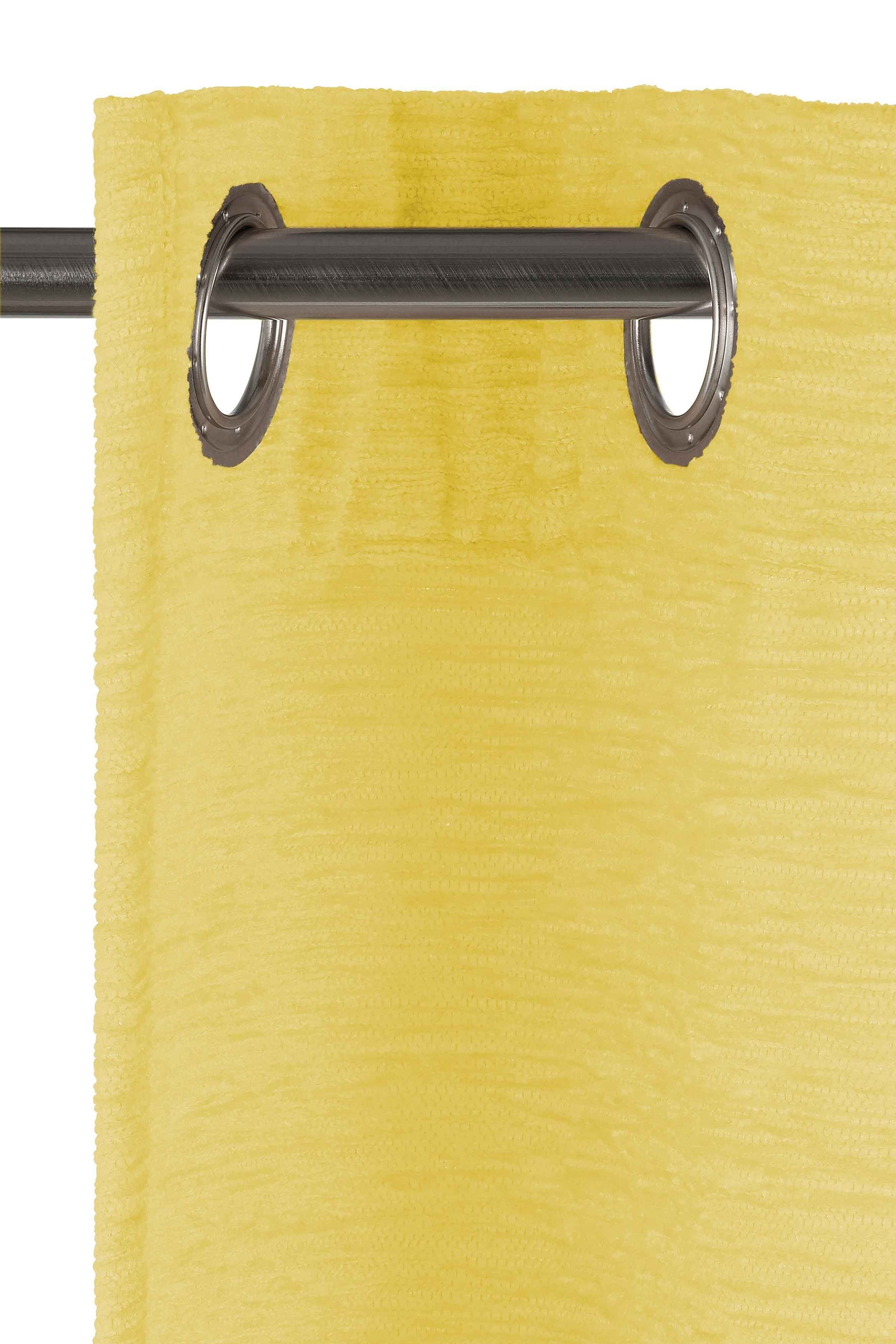 Wirth Vorhang Holmsund 288g/qm (1 St), Ösen, blickdicht, Chenille