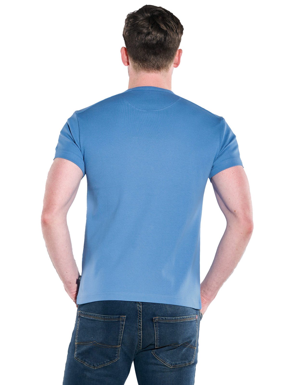 Engbers T-Shirt engbers Herren Basic-Shirt "My Favorite" organic, Mittelbla günstig online kaufen