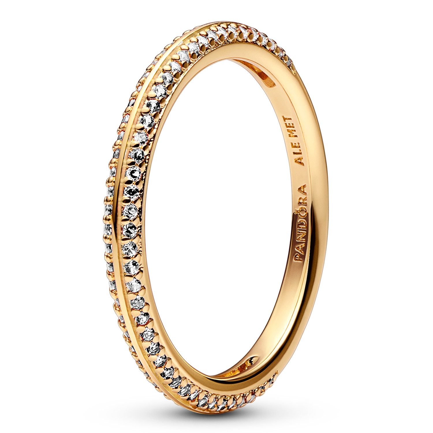 Pandora Fingerring Goldfarben Pavé günstig online kaufen