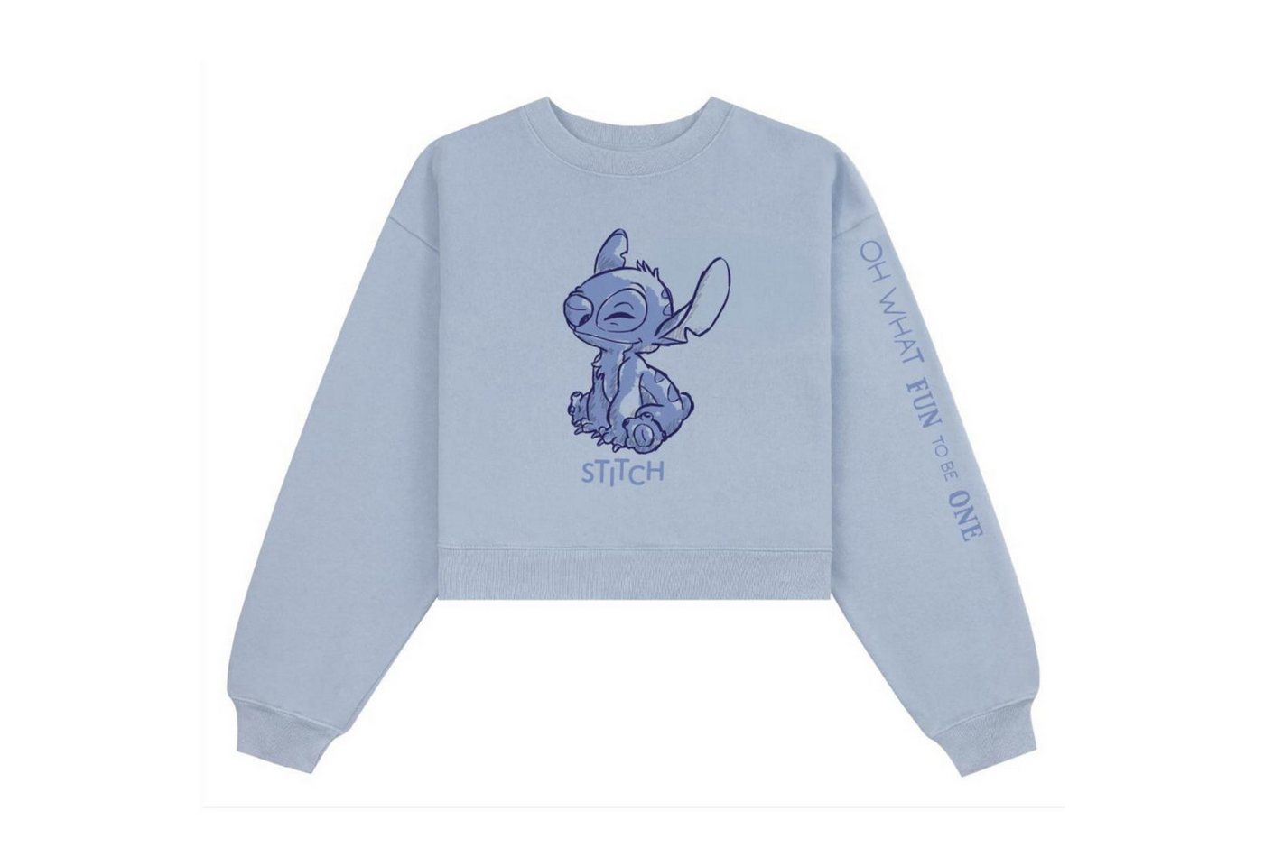 Lilo & Stitch Hoodie Lilo und Stitch Damen Hoodie, Rosa und Blau, Größe S bis L