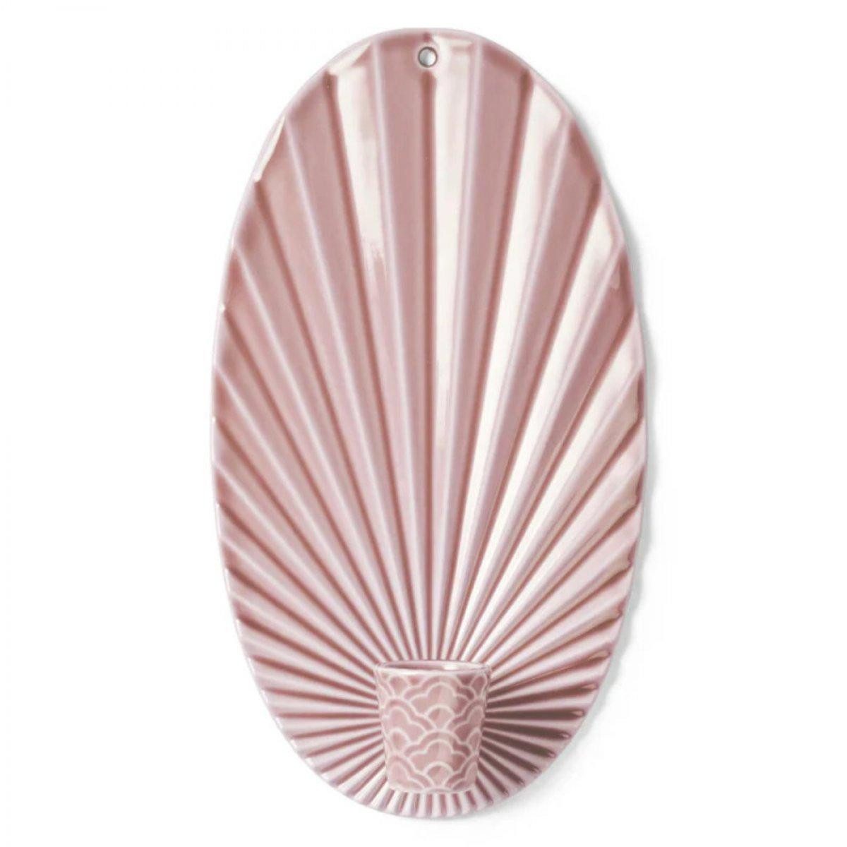 Dottir Nordic Design Wanddekoobjekt Wand Kerzenhalter Pipanella Blush