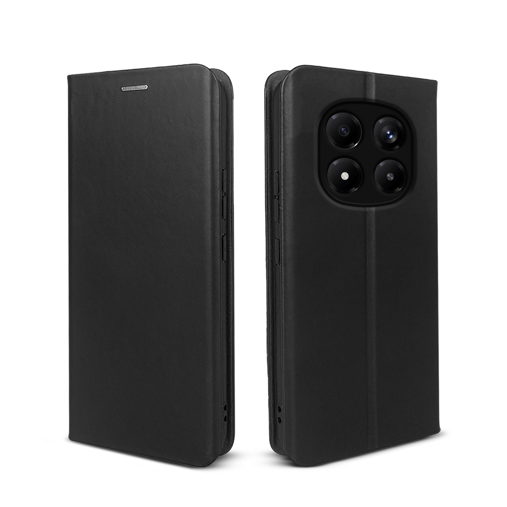 Tec-Expert Handyhülle Echtleder Klapp Hülle für Xiaomi Redmi Note 15 Pro+ 5G 6.83 Zoll, 6.83, Cover Klapphülle Case mit Kartenfach RFID Schutz aufstellbar