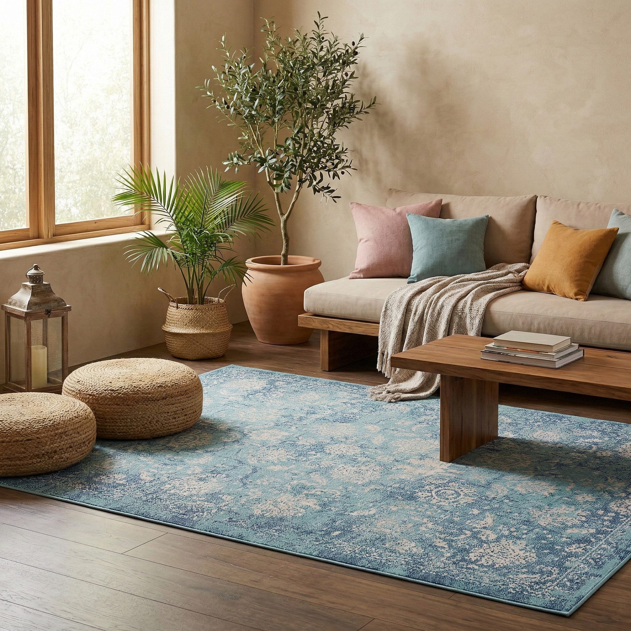 Pergamon Outdoorteppich Indoor Outdoor Teppich Lagos Vintage, Rechteckig, Höhe: 4 mm