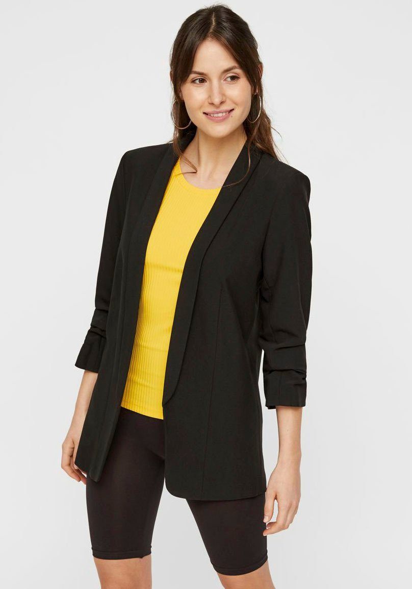 pieces Blusenblazer PCBOSELLA 3/4 BLAZER NOOS Materialmix, regular fit günstig online kaufen