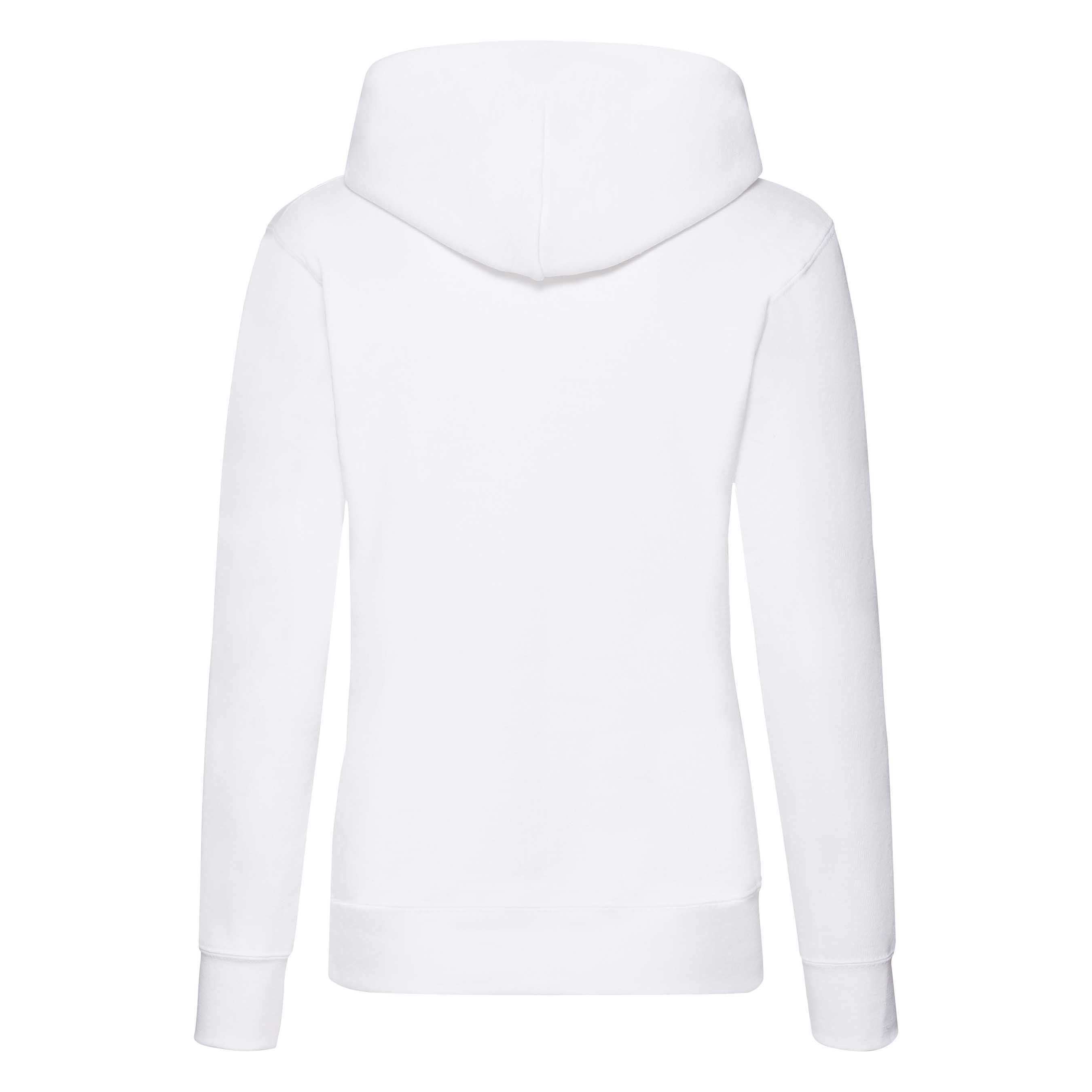 Fruit of the Loom Kapuzensweatshirt Classic hooded Sweat Lady-Fit mit Kängurutaschen
