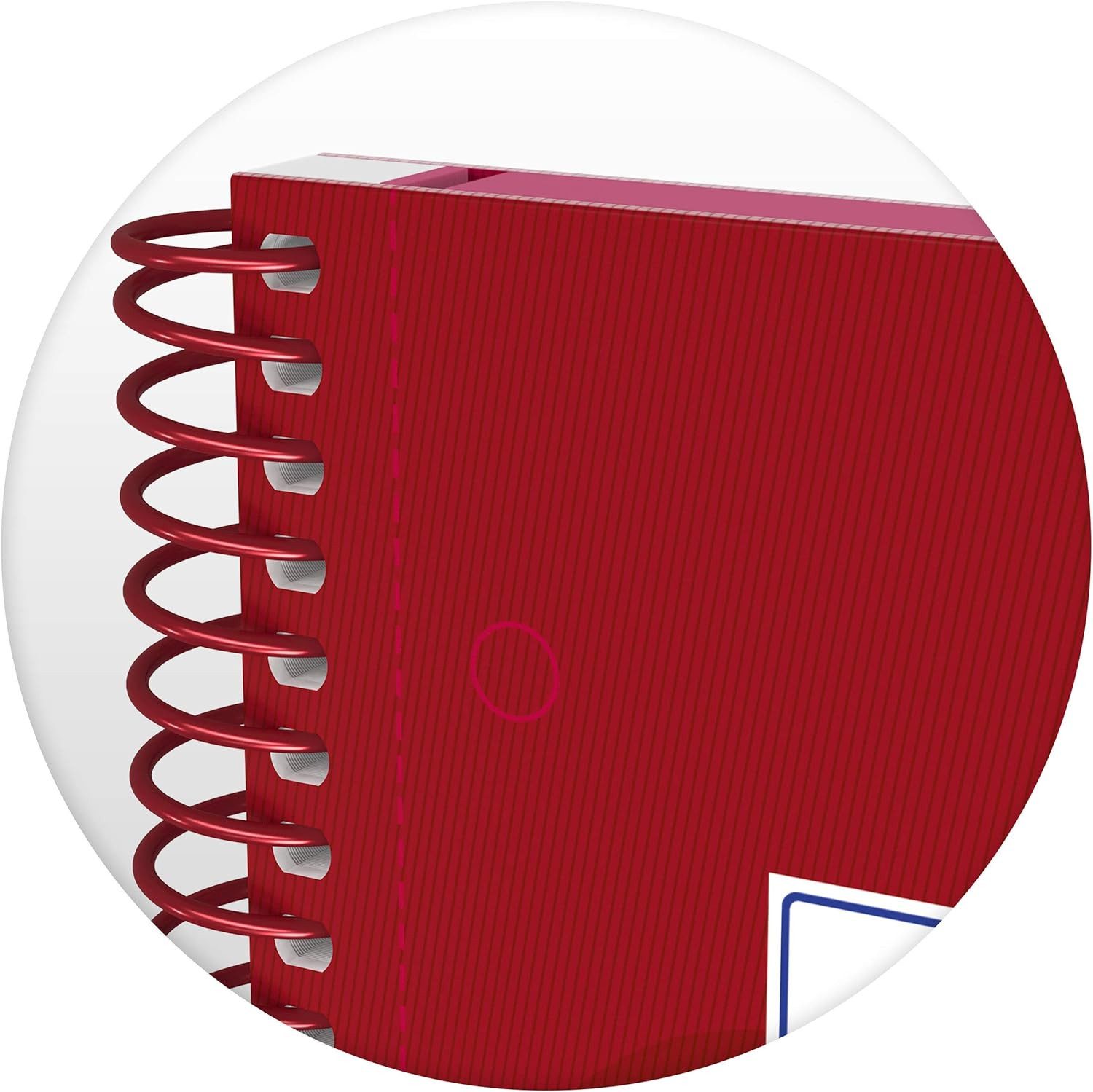 OXFORD Collegeblock Oxford Collegeblock European Book 1, DIN A4+, kariert, rot