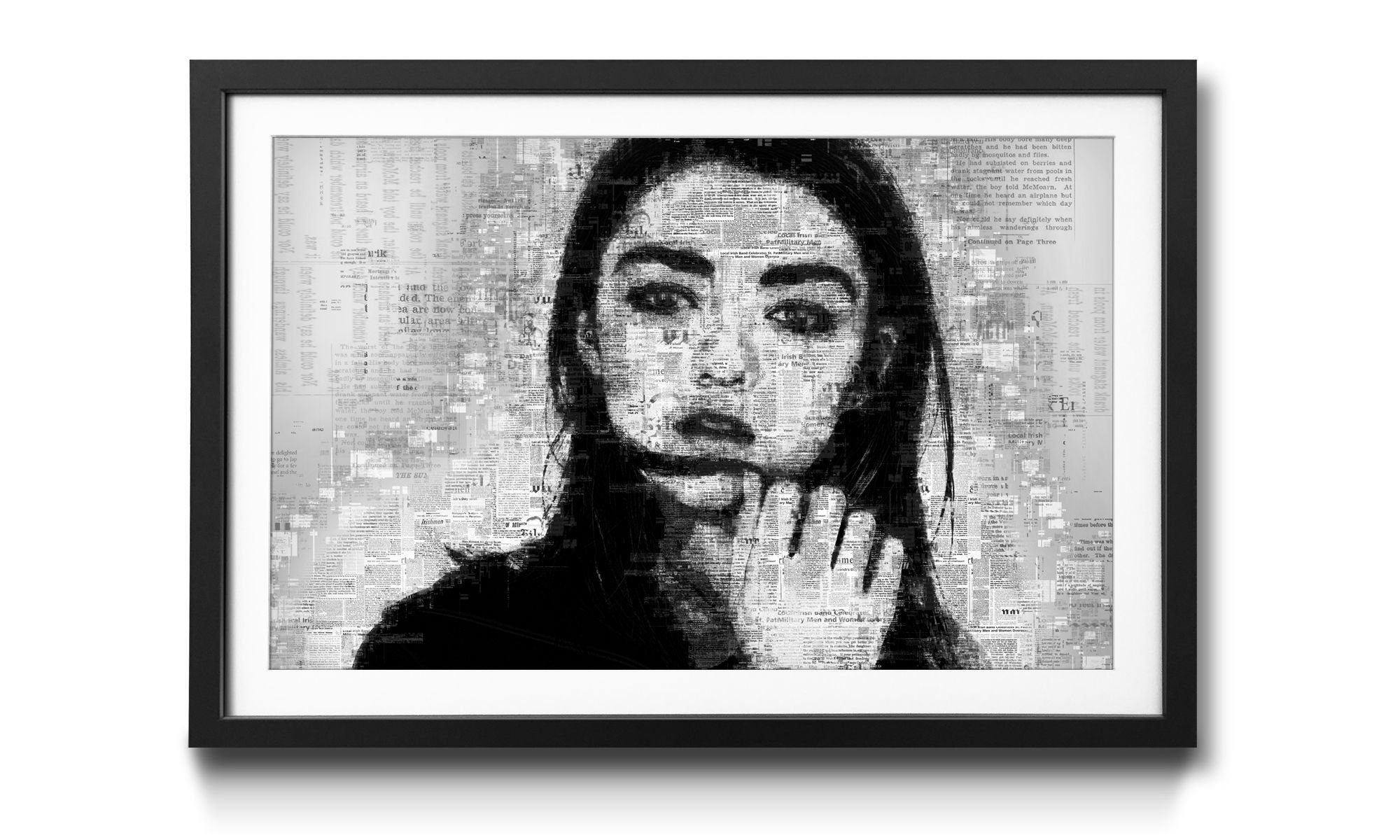 WandbilderXXL Bild mit Rahmen Maisie W., Schauspieler, Wandbild, in 4 Größen erhältlich