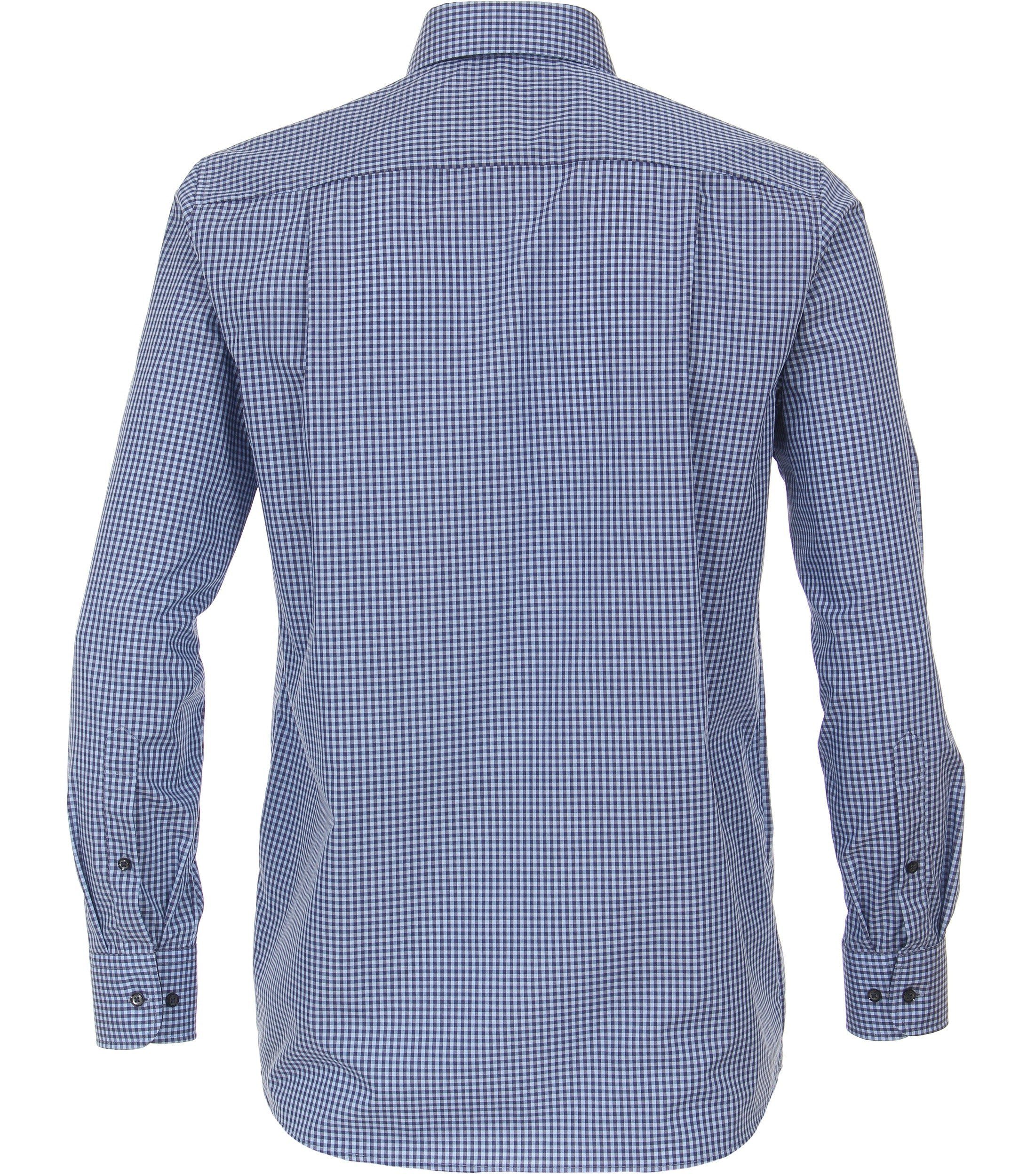 CASAMODA Langarm Comfort Hellblau Blau - Vichykaro - - Businesshemd - Fit Businesshemd
