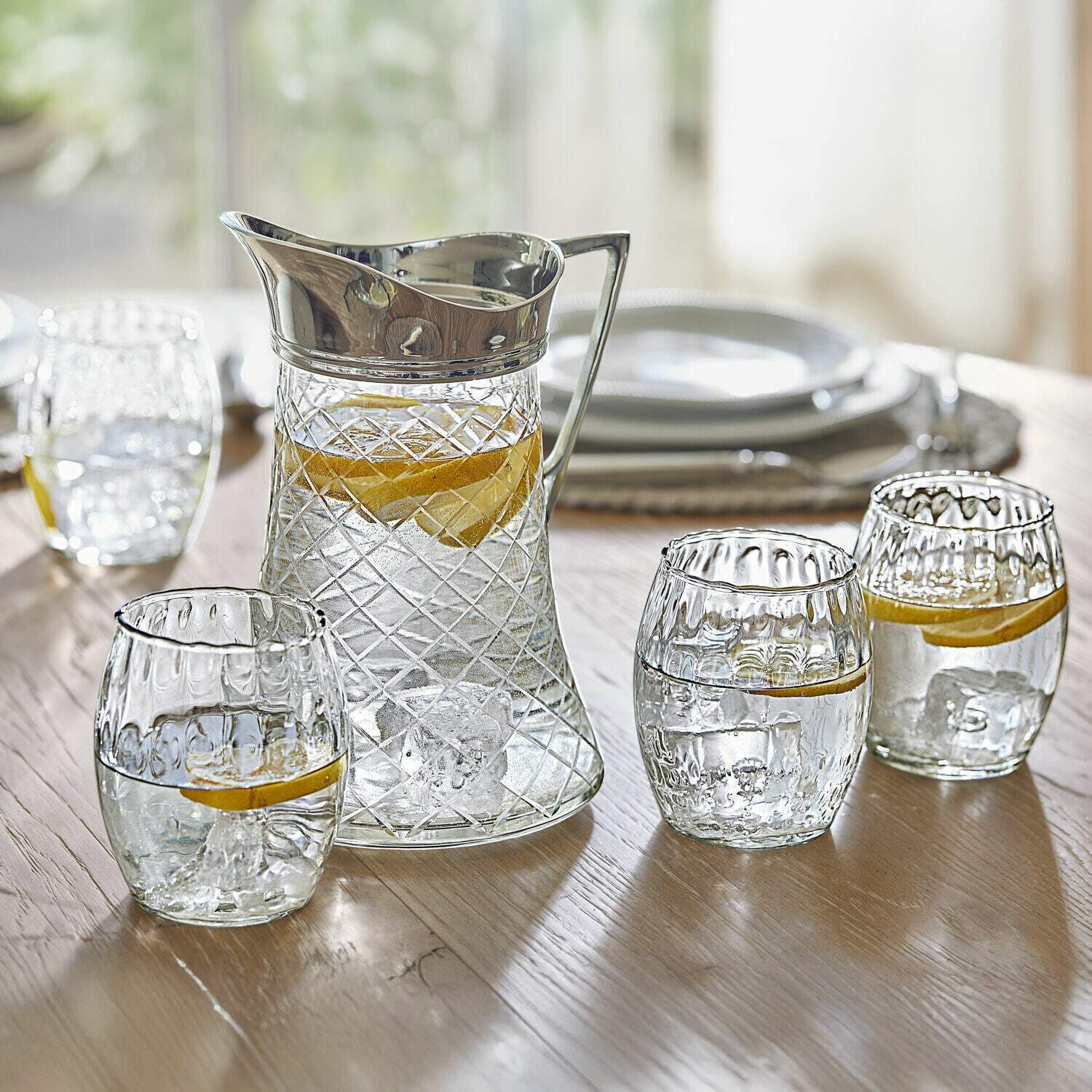 Mirabeau Glas Glas 4er Set Bourgavin klar, Glas