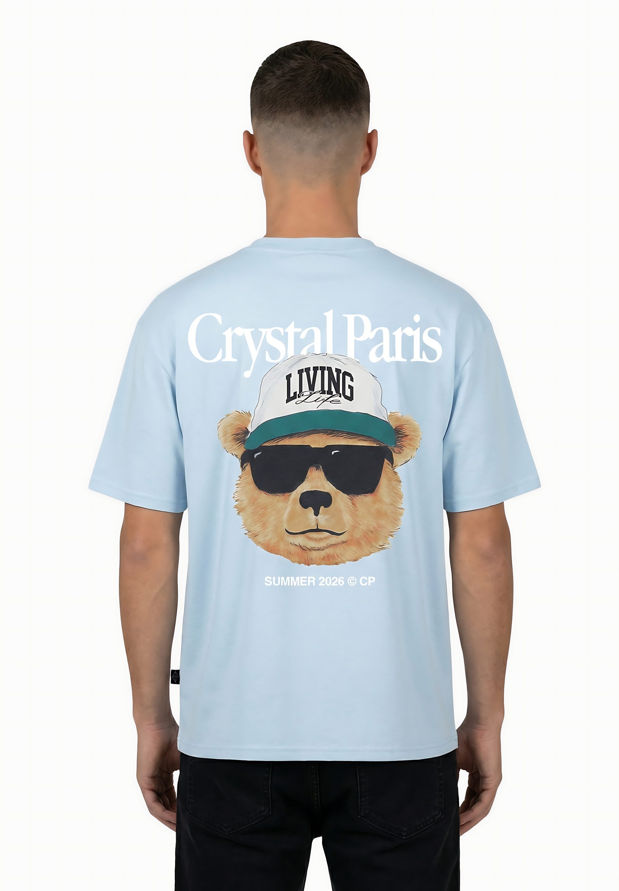 Crystal Paris T-Shirt Living Life (1-tlg)
