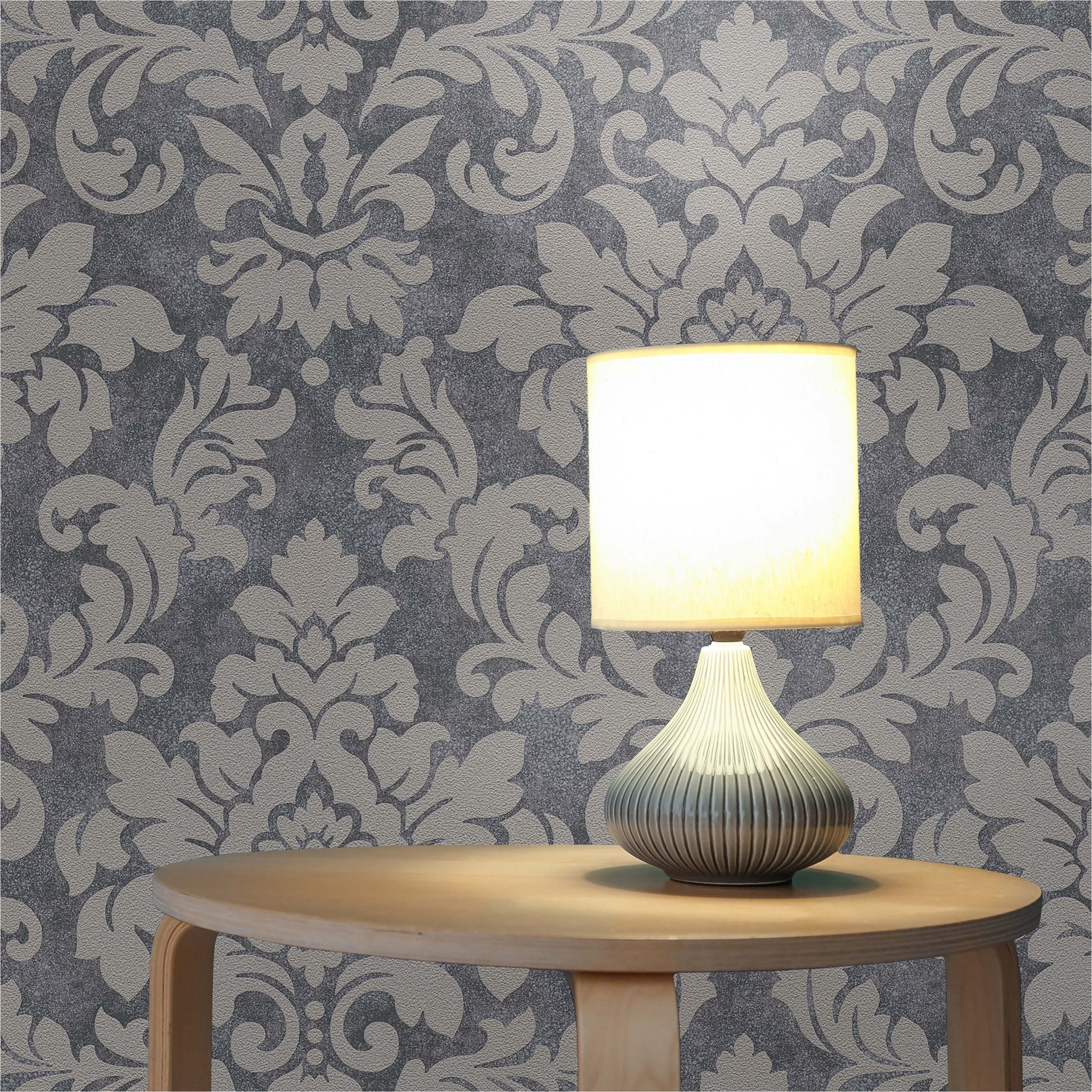 Vliestapete Tapete Barock Samuel M1-No.327, Vliestapete, Grau, Beige, Tapete