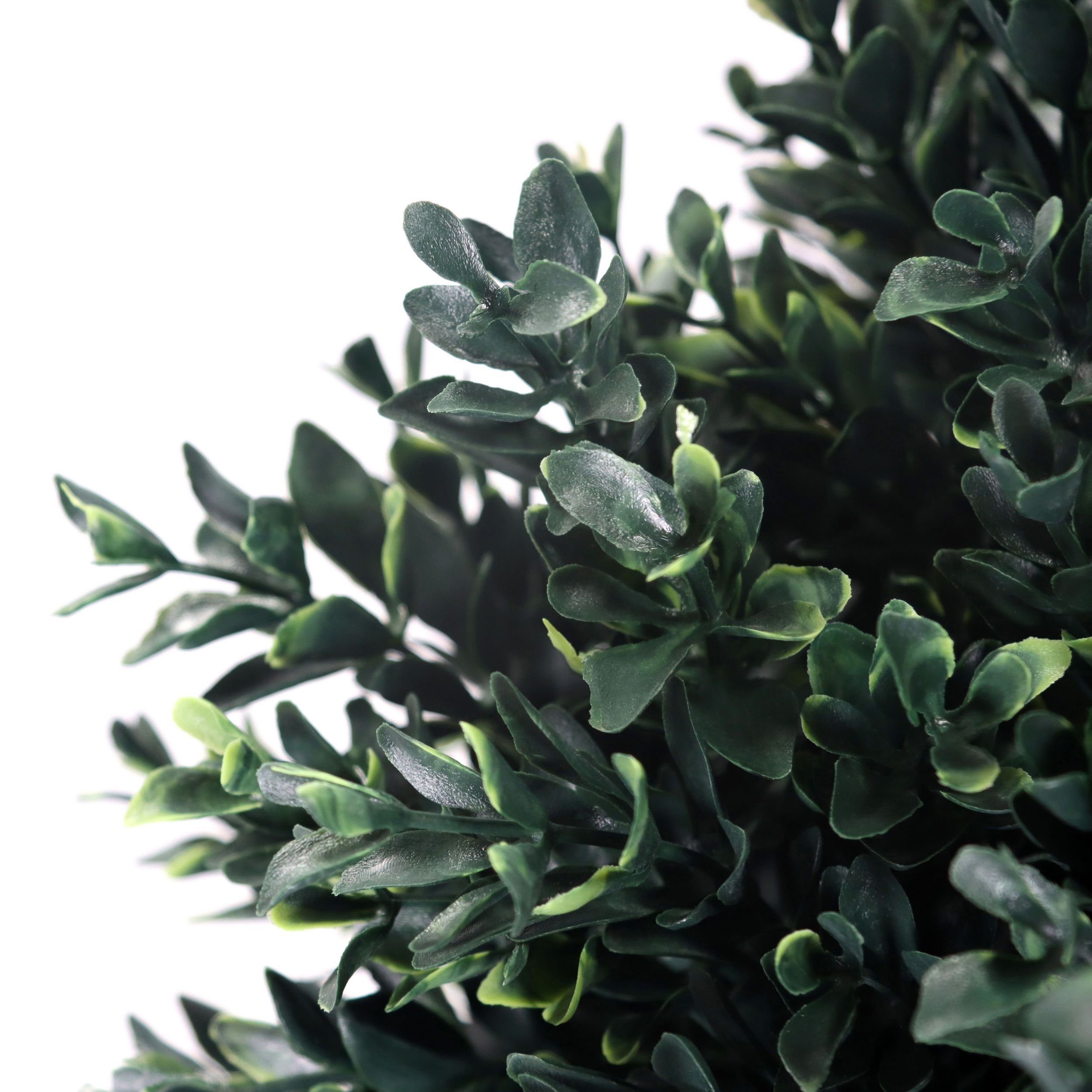 Pflanzen, für Höhe 65 / Buxus Kunstpflanze: und außen Buchsbaum bümö, Zimmerpflanze innen- Deko Künstliche cm,