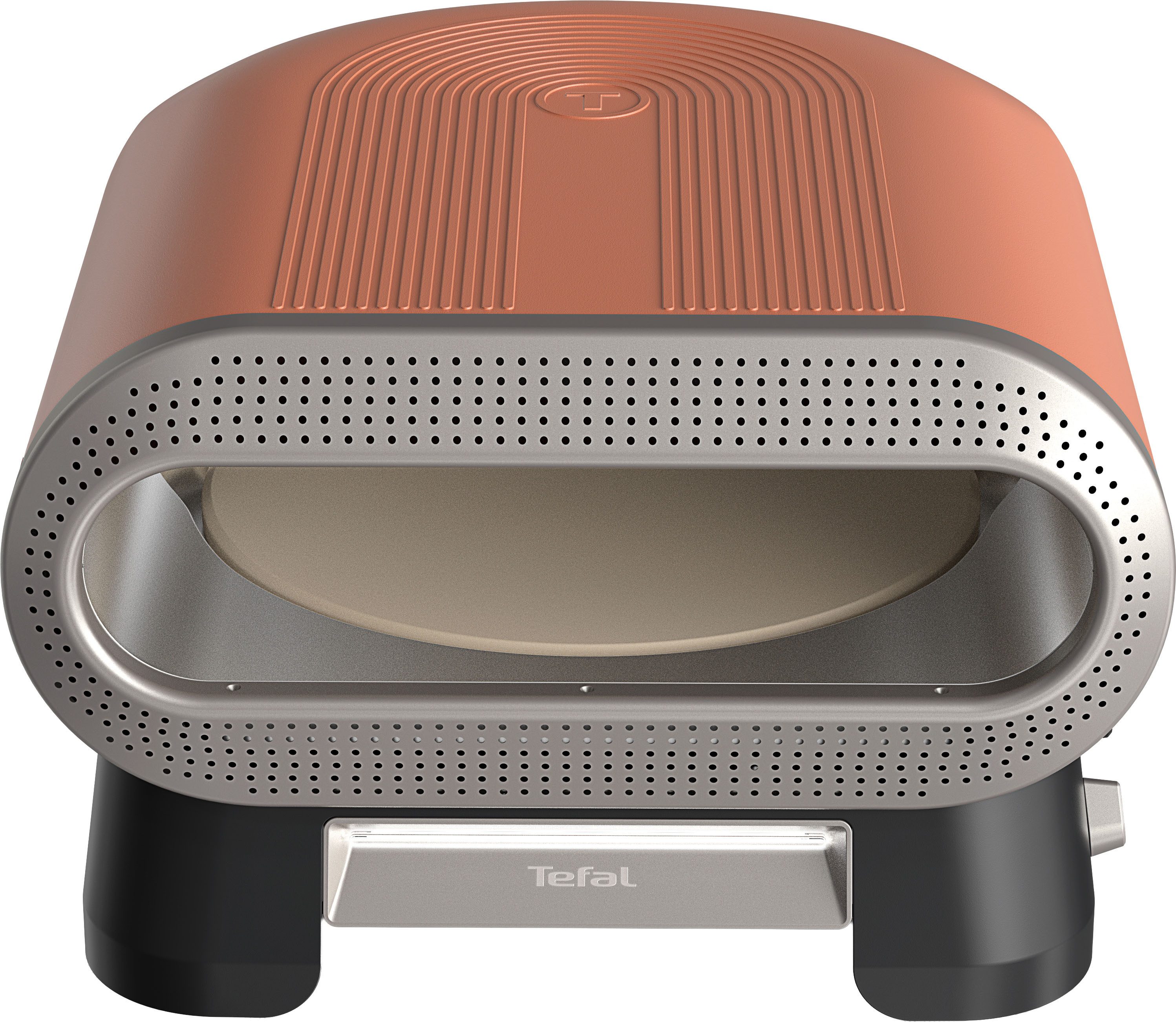 Tefal Pizzaofen Pizza Pronto, 4 Temperaturstufen (250–400°C), automatischer Drehstein, Pizzaschieber