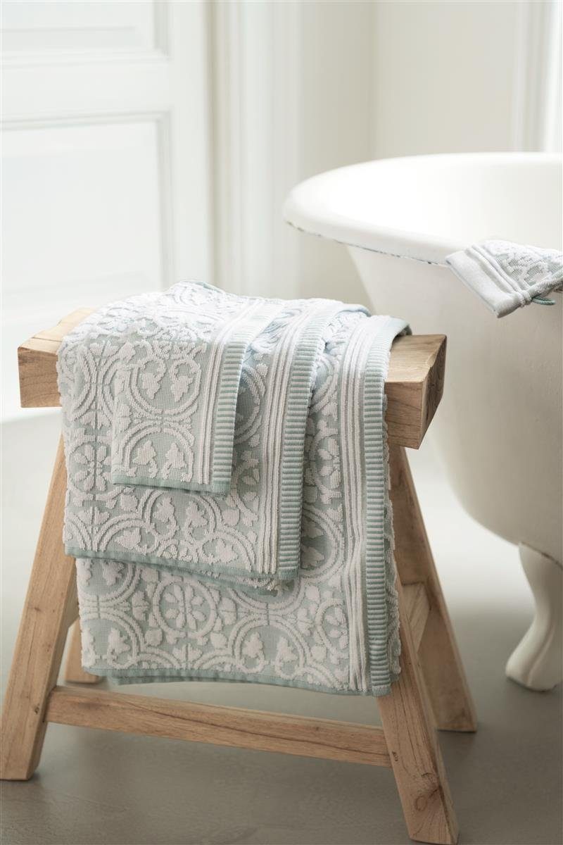 PiP Cotton, terry, Set 100% Pip 50, Tile A Studio Light 3 Handtuch 30X50 (1-St) Baumwolle Blue Hellblau