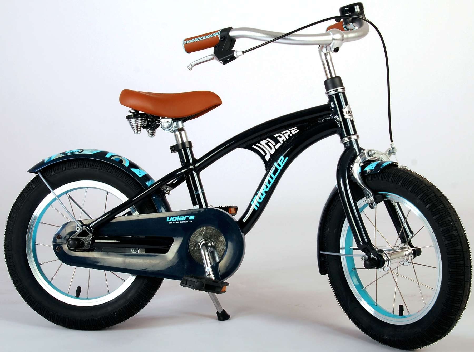 Volare Kinderfahrrad Miracle Cruiser - 14, Jungen Luftbereifung, - oder 85% 8 Rücktrittbremse, - 16, Collection- Zoll 115kg 20 18 Jahre, 3,5 bis montiert, - mattblau Prime