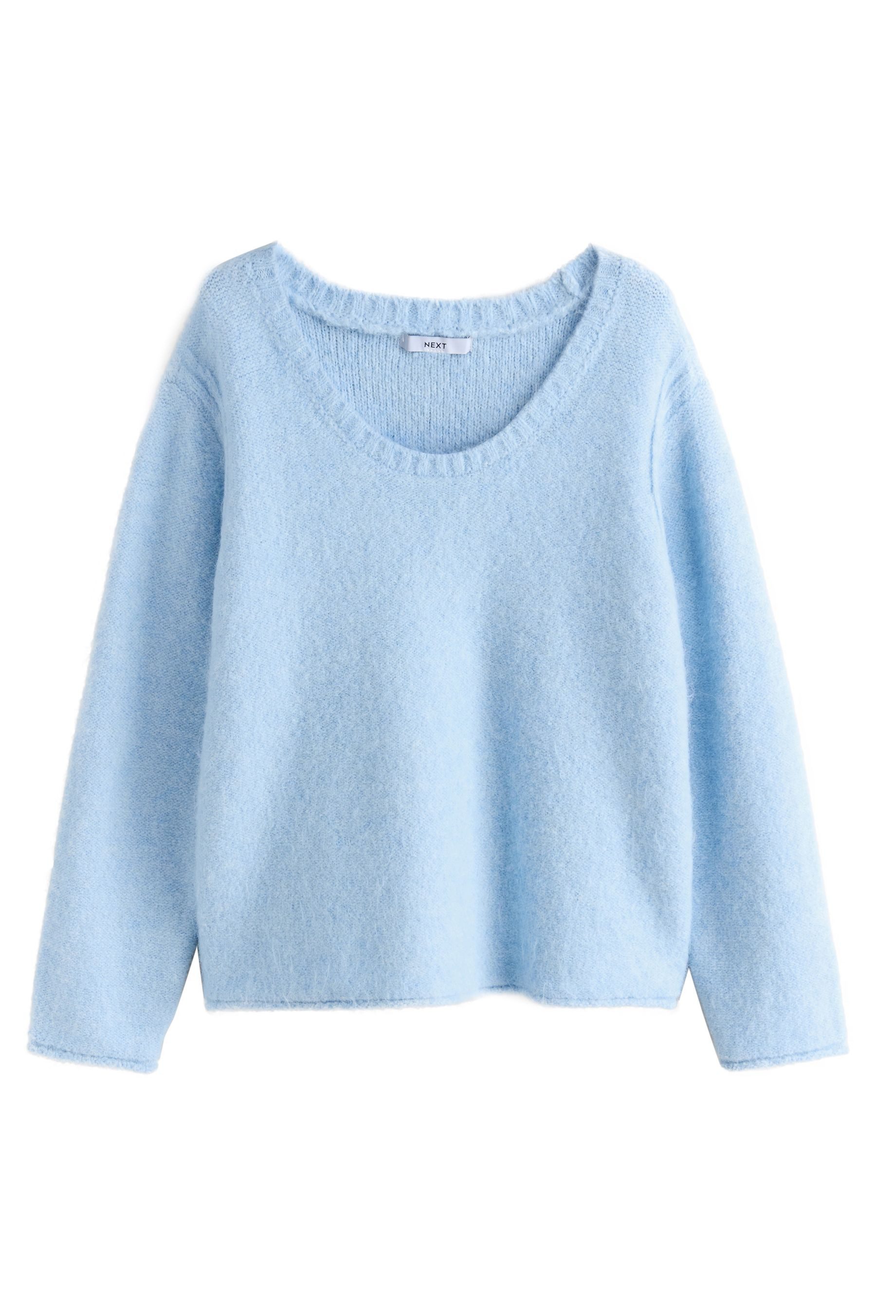 Next Strickpullover Pullover mit Wolle und U-Ausschnitt (1-tlg) günstig online kaufen