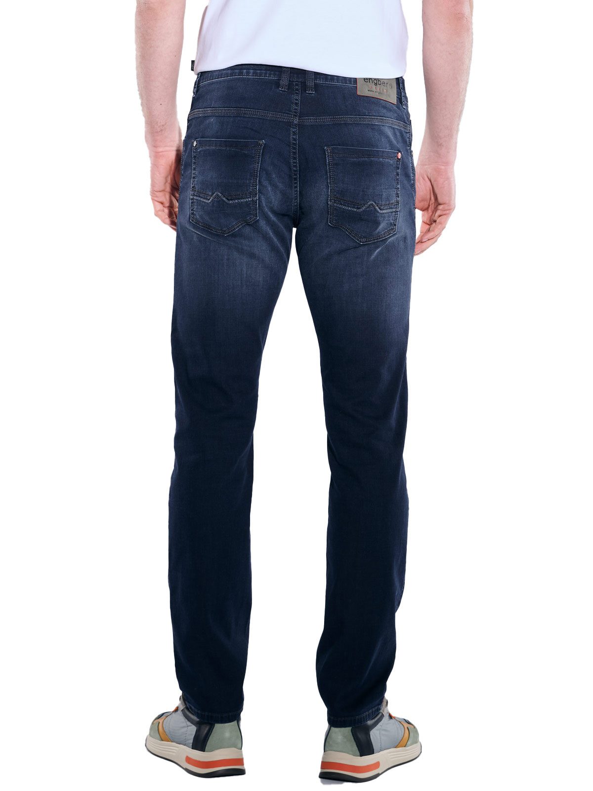 Engbers Stretch-Jeans engbers Herren Super-Stretch-Jeans regular, Saphirbla günstig online kaufen