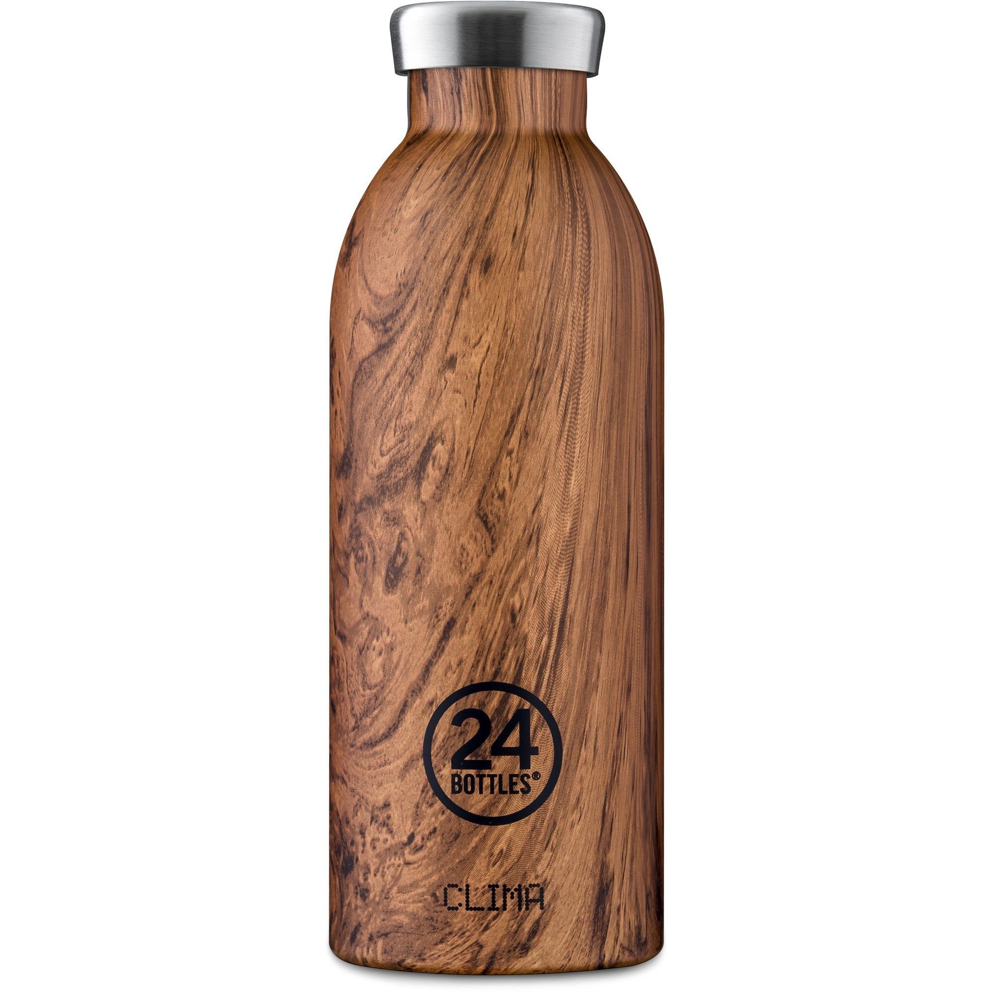 24 Bottles Trinkflasche Clima sequoia wood