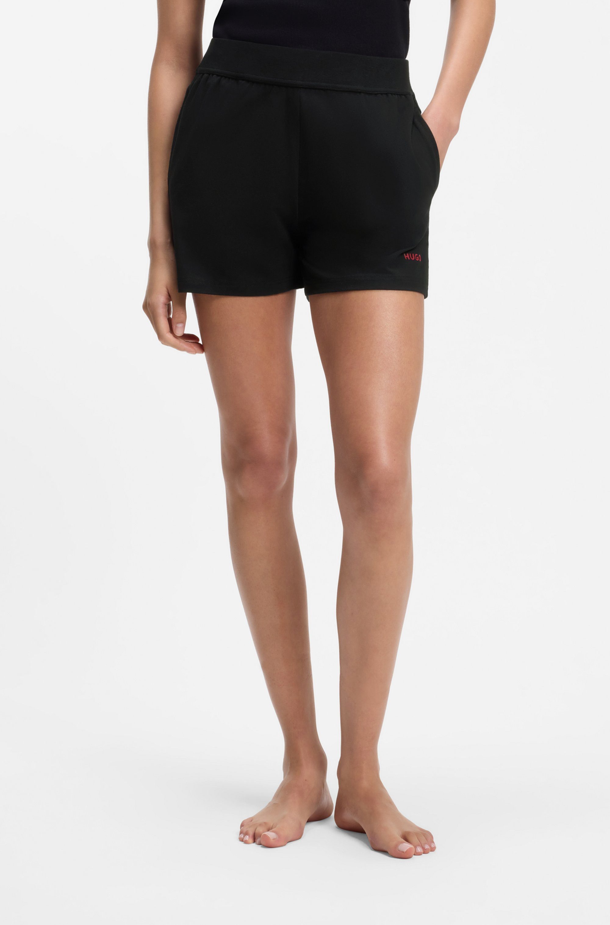HUGO Shorts SHUFFLE_SHORTS (Packung) mit Logoschriftzug – Bild 4 von 5