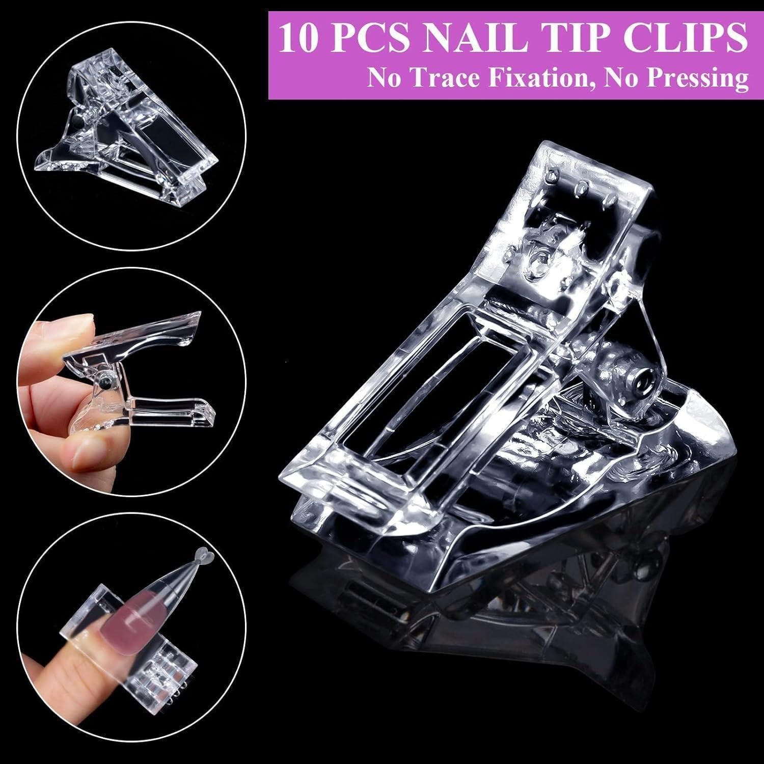 LuxusKollektion Nageldesign Zubehör Nagelformen Nagelverlängerung Dual Nagelpinsel Type 2-100 Stück – Bild 3 von 5