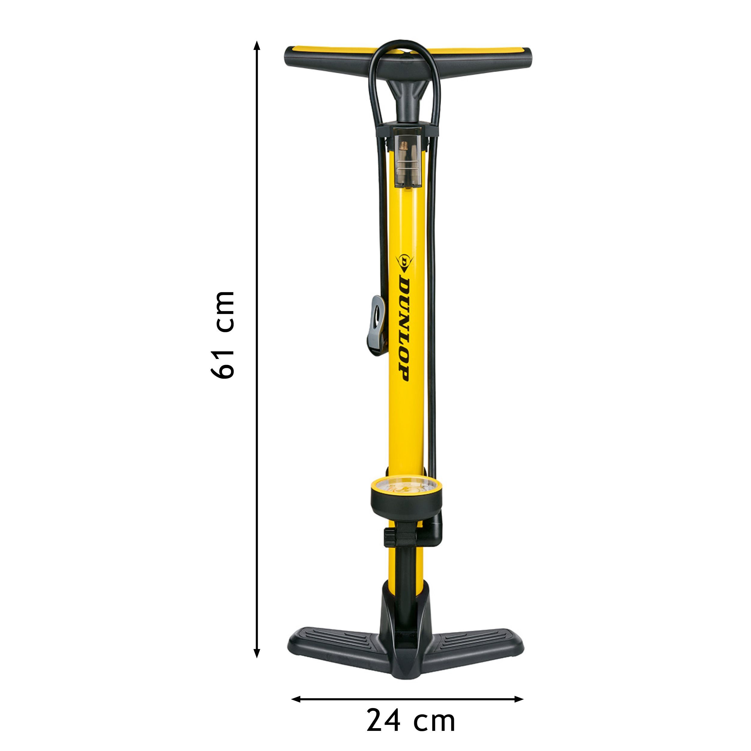 Dunlop Fahrradpumpe Dunlop Fahrradpumpe mit Manometer