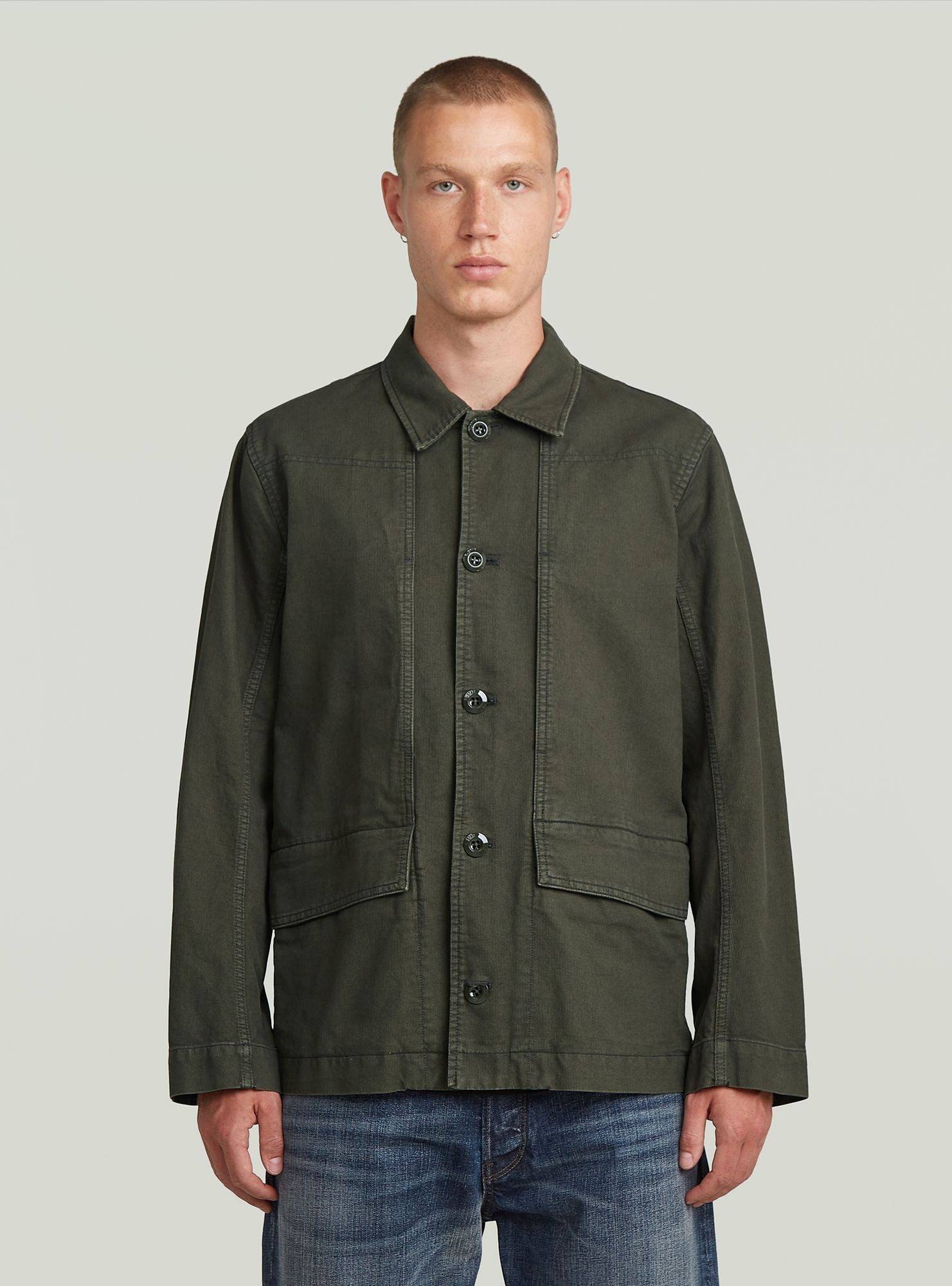 Langarmshirt 4 Pocket Overshirt