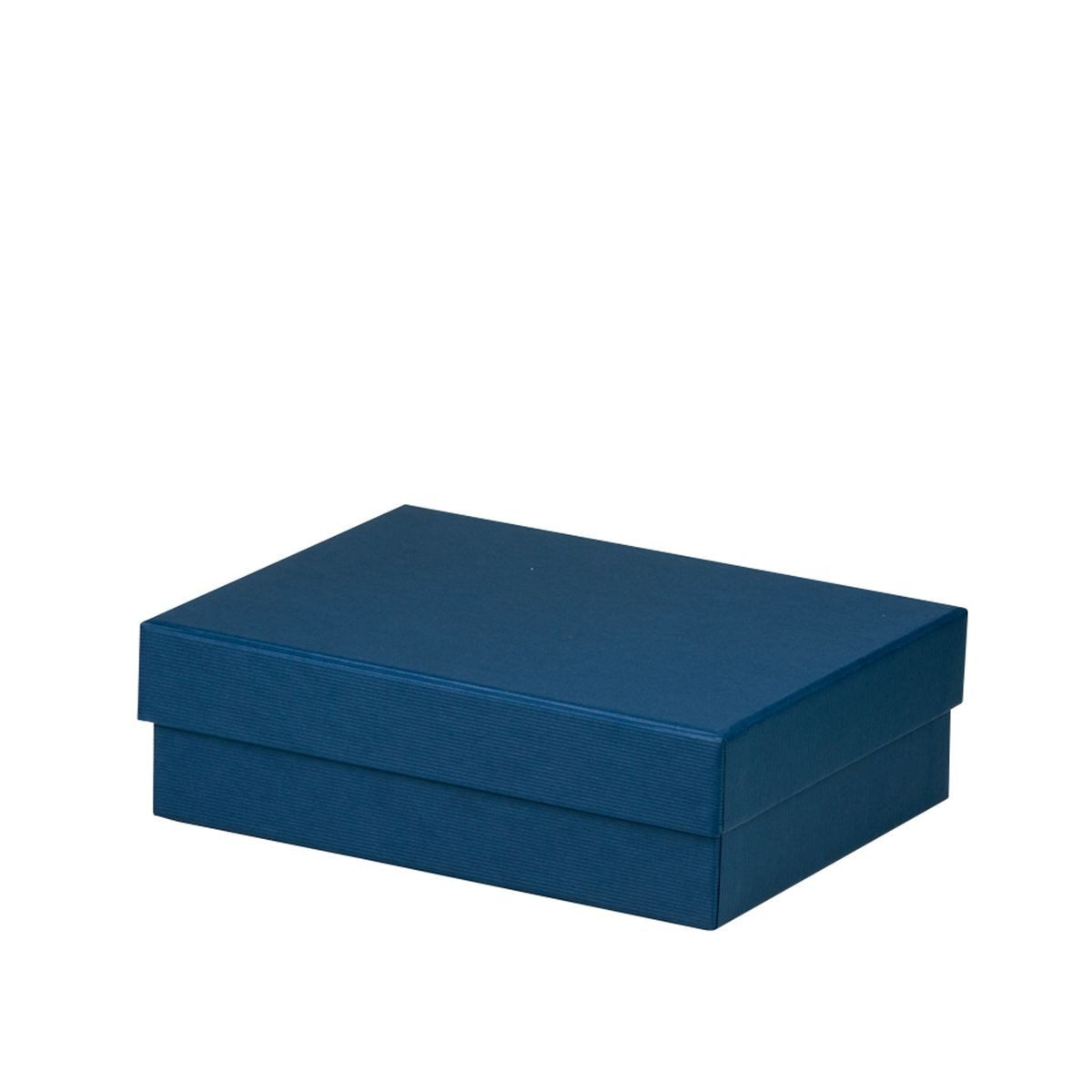 Rössler Geschenkbox RÖSSLER Kartonage Boxline navy 14x19x6cm
