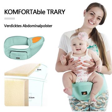 Welikera Bauchtrage Multifunktionaler Baby-Hüftstuhl, Leicht,Verstellbar, Bequem