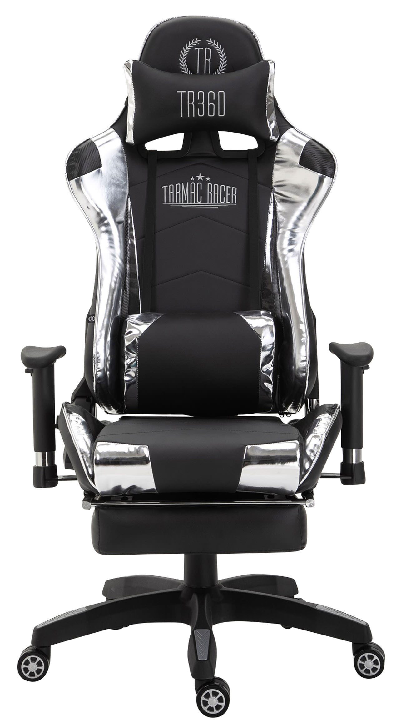 CLP Gaming Chair Turbo mit Fußablage, Höhenverstellbar und drehbar
